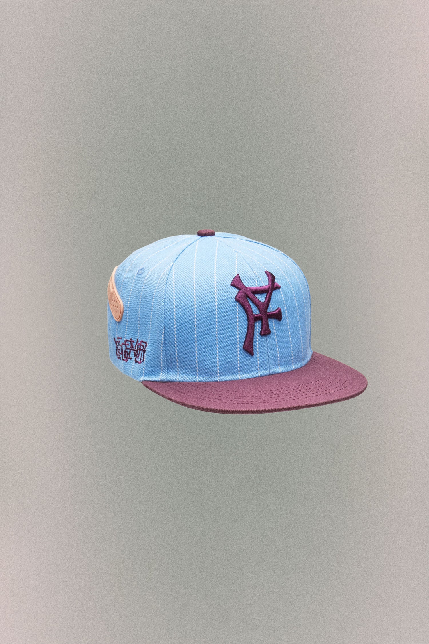 PINSTRIPE BASEBALL HAT // BABY BLUE