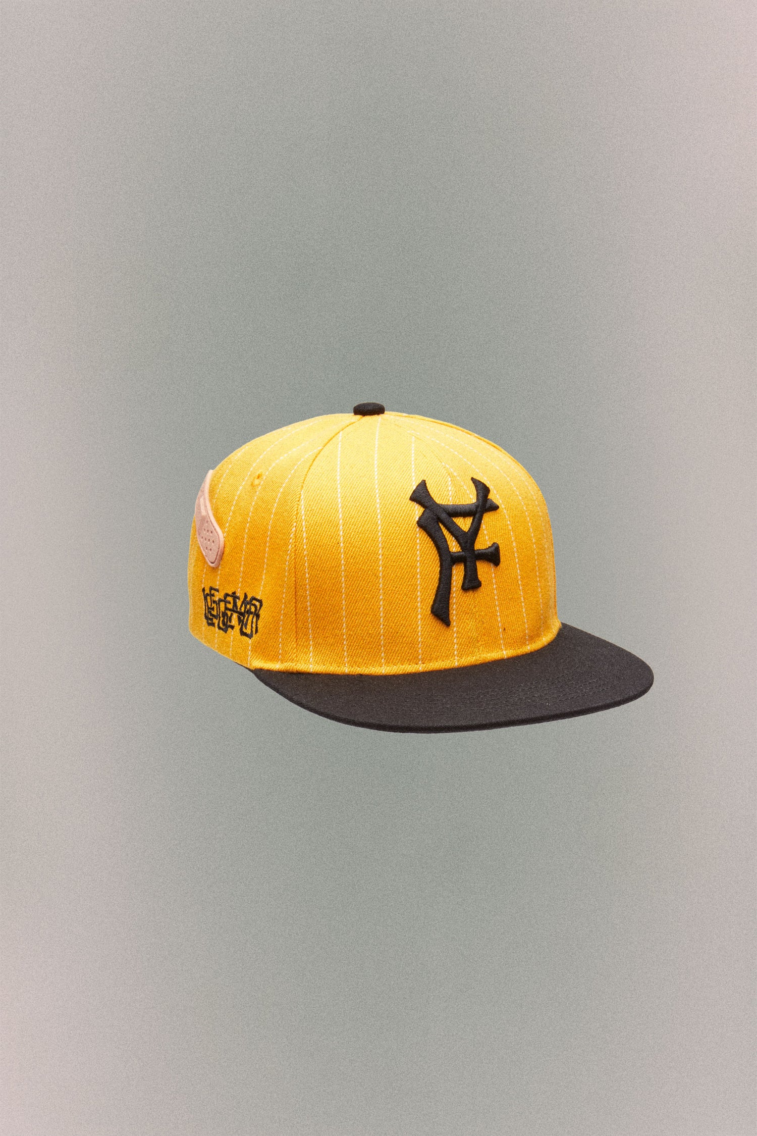 PINSTRIPE BASEBALL HAT // YELLOW