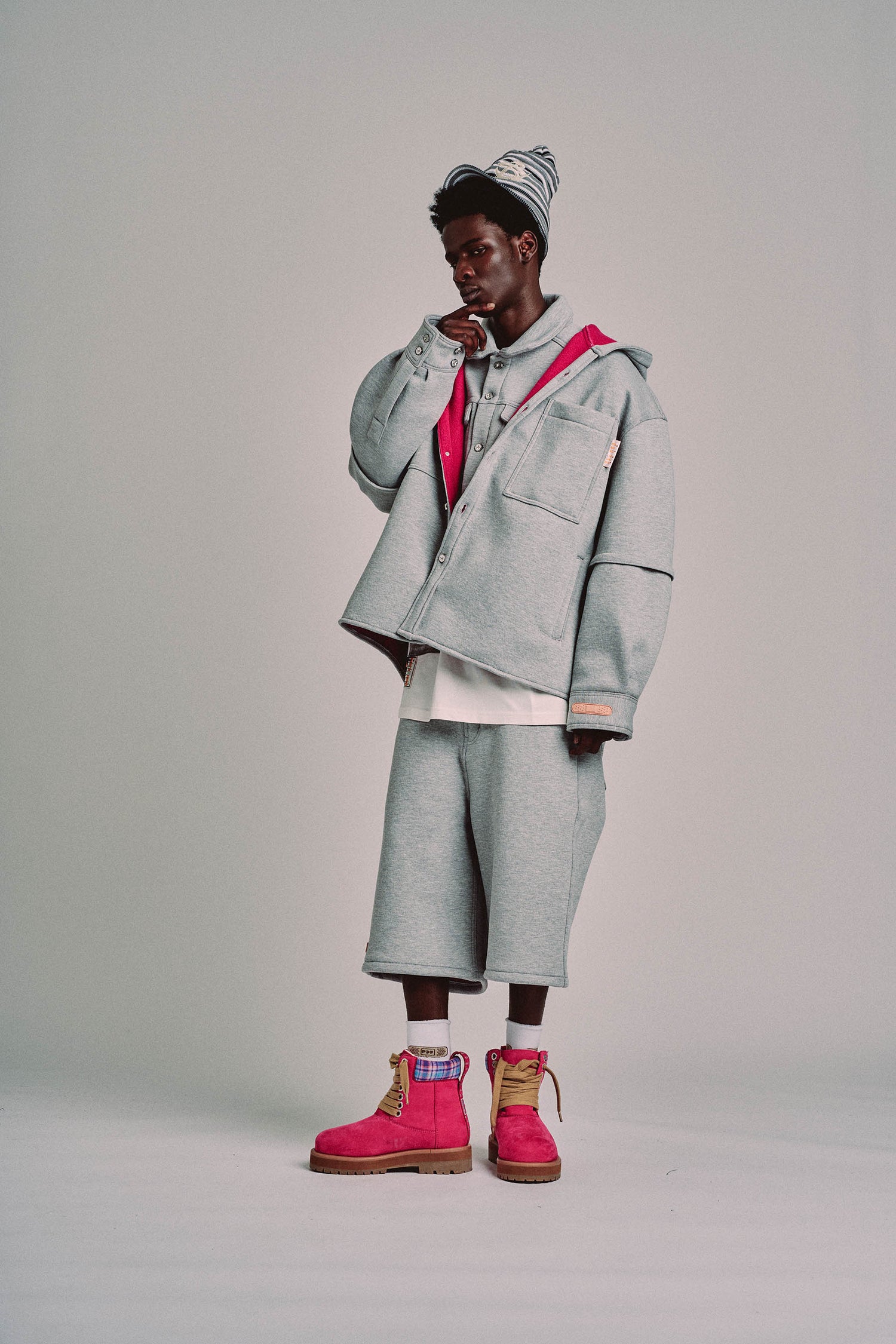 RAF HOODIE // GREY