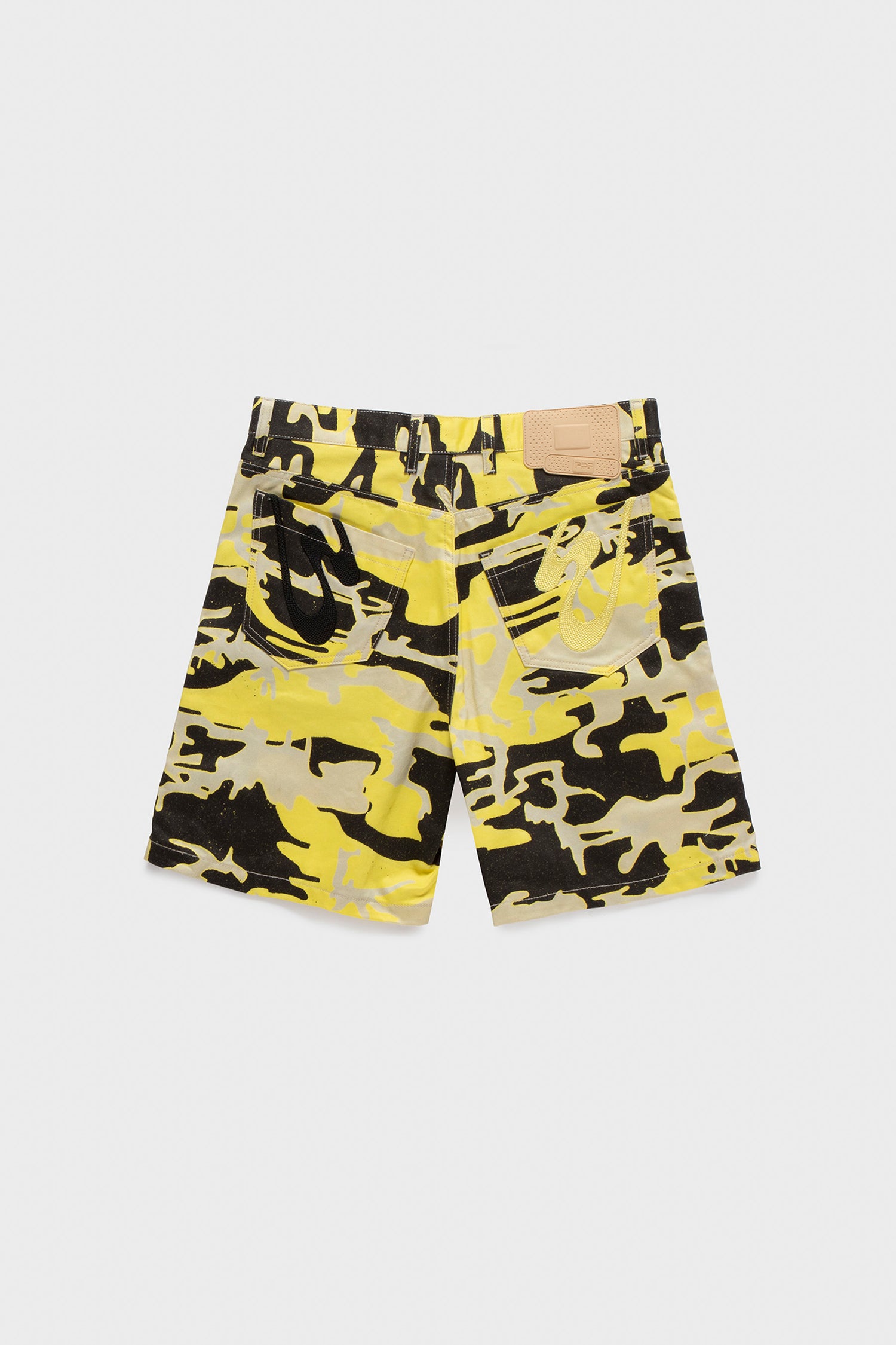 LOW RIDE SHORT // YELLOW & BLACK