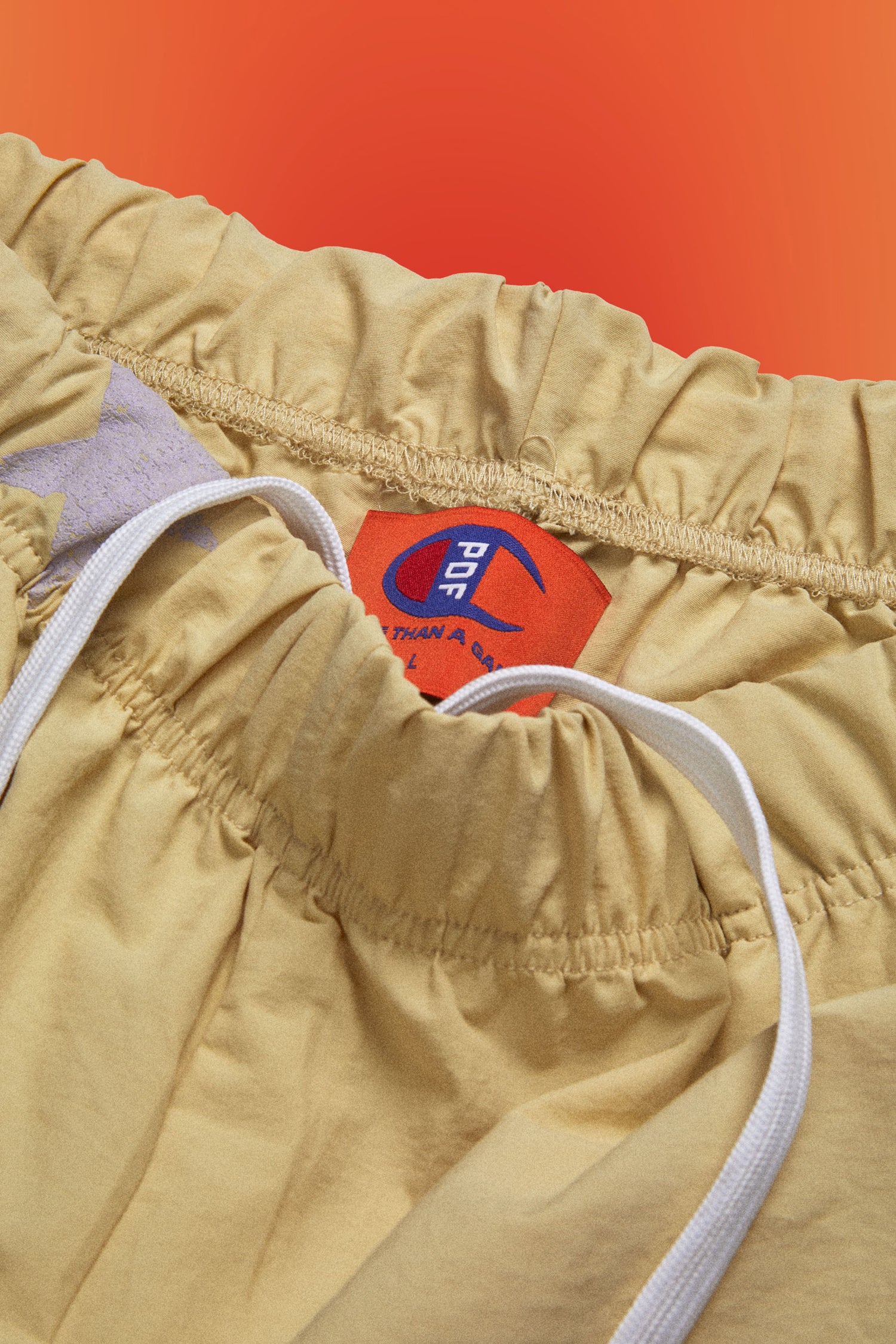 STELLA TRACK SHORTS // LIGHT YELLOW