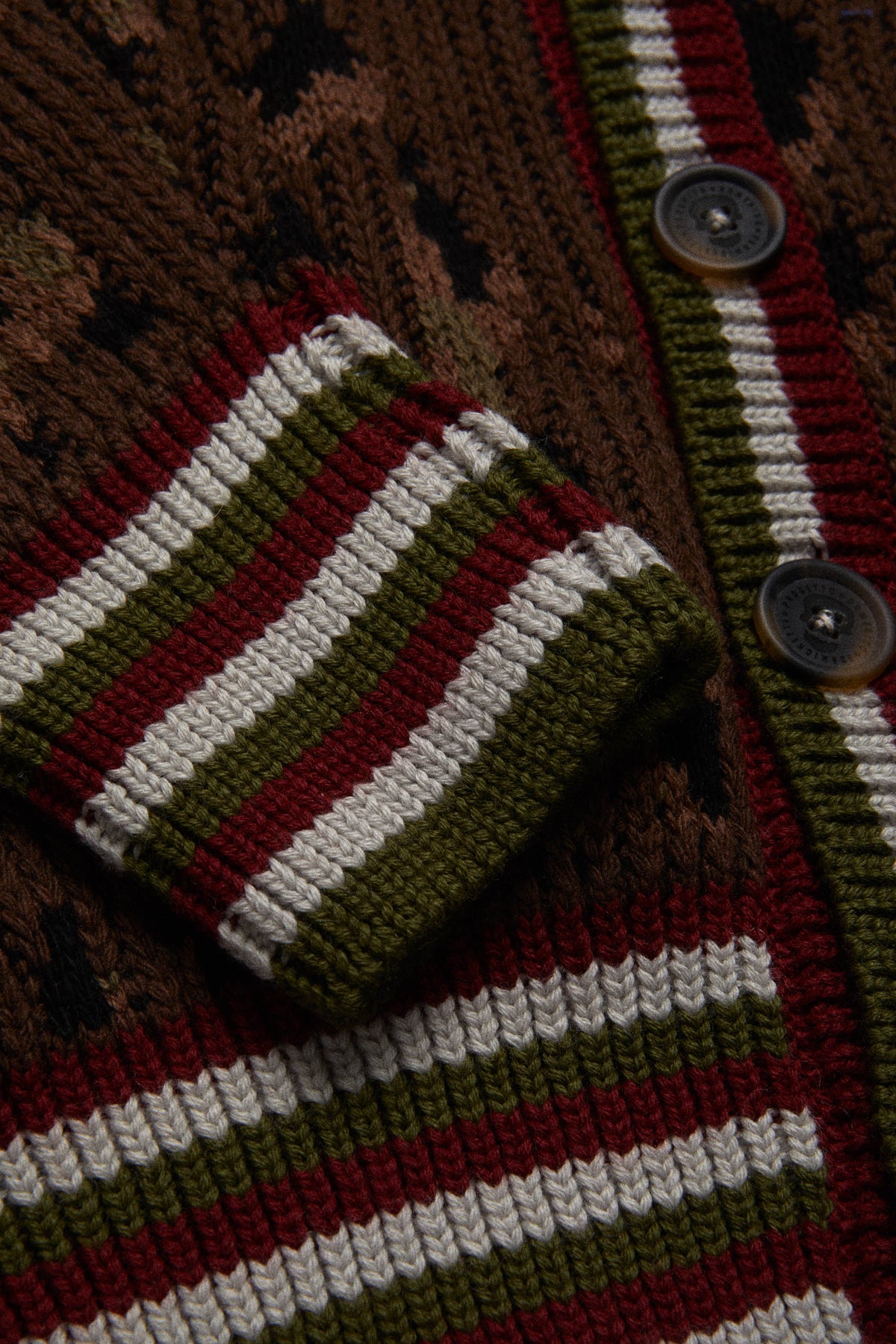 KNIT CARDIGAN // BROWN