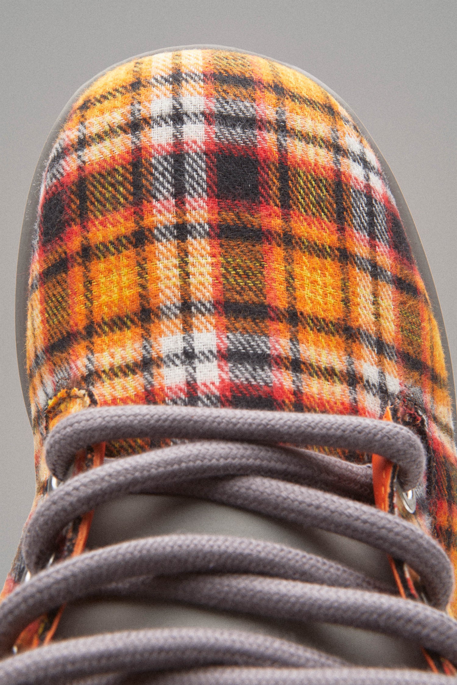 STRADA LOW TARTAN BOOTS // ORANGE