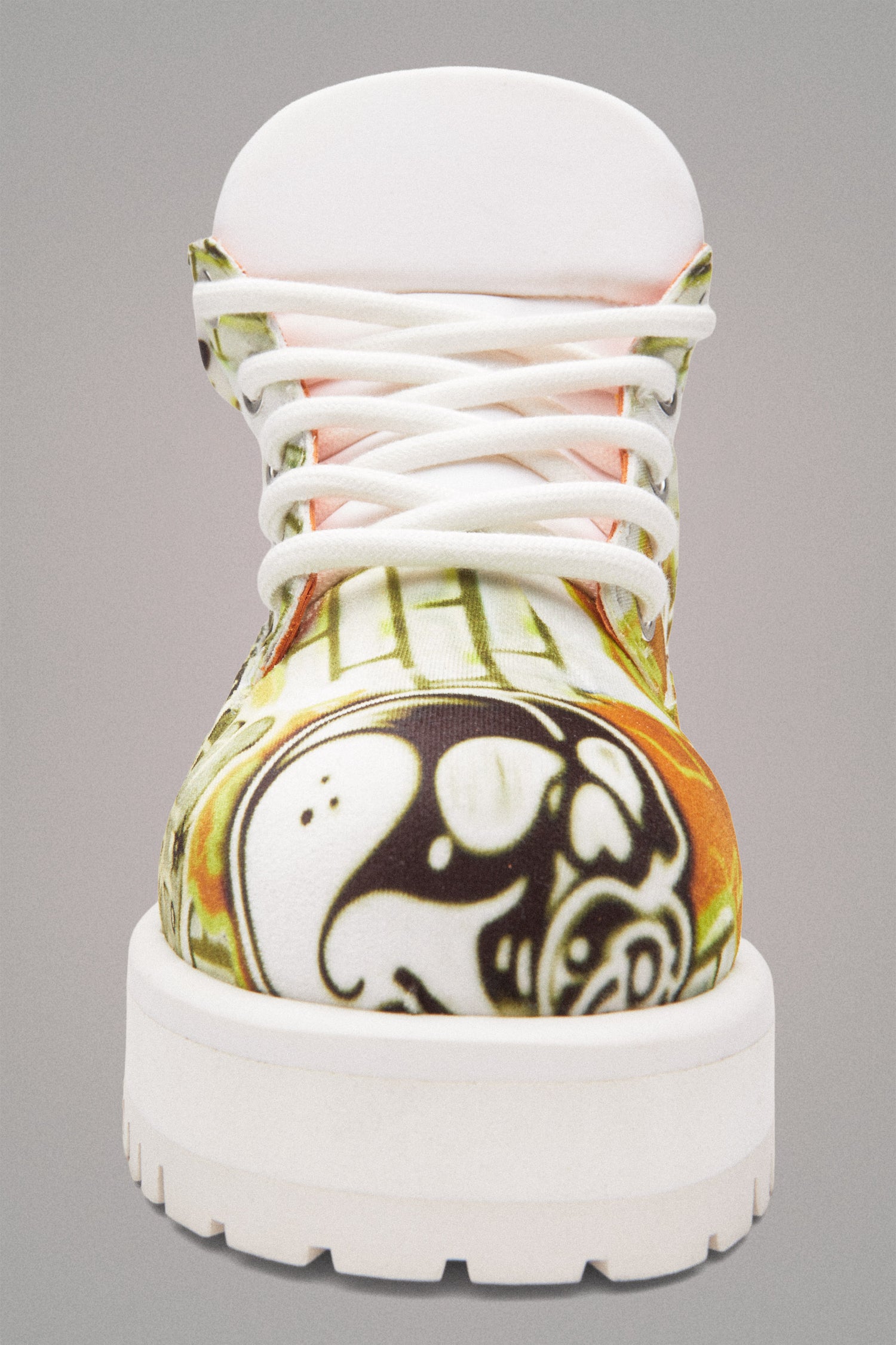 STRADA LOW GRAFFITI BOOTS // YELLOW