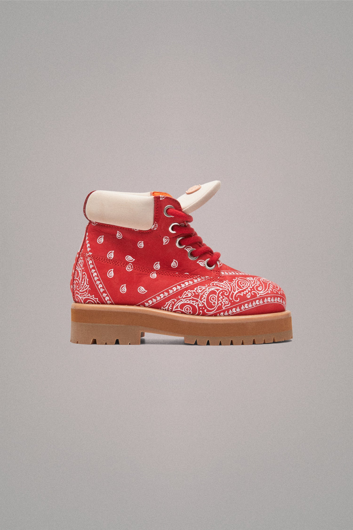 STRADA LOW BANDANA BOOTS // RED