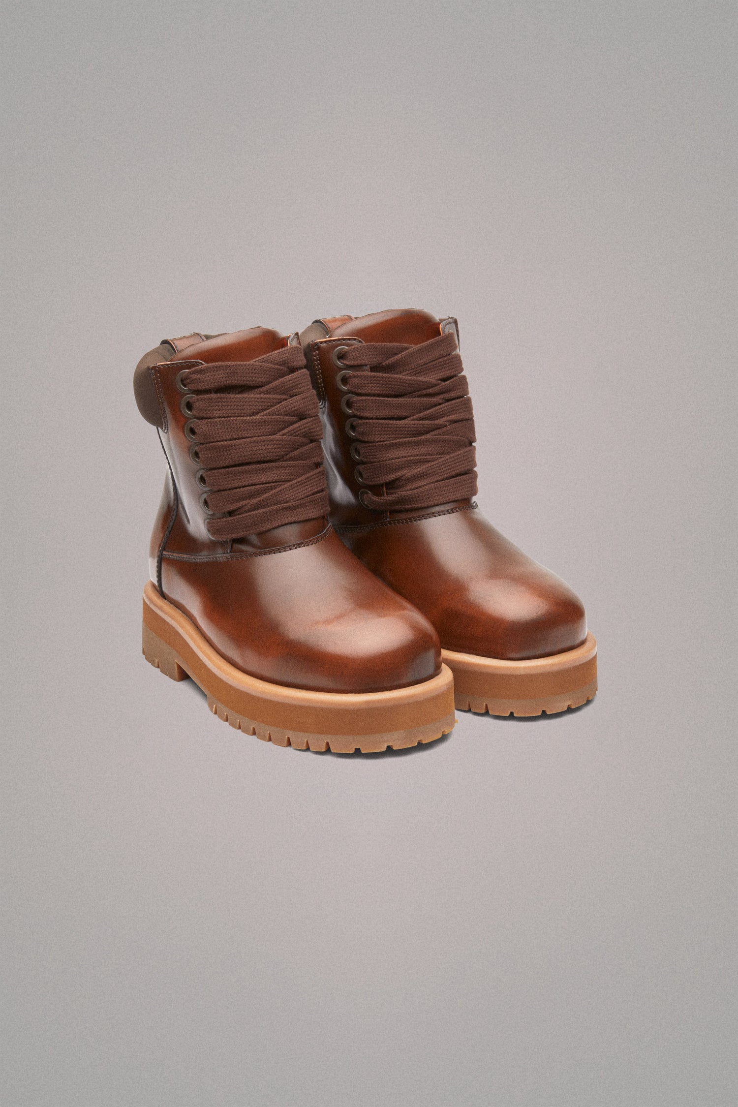 STRADA G BRUSHED BOOTS // BROWN