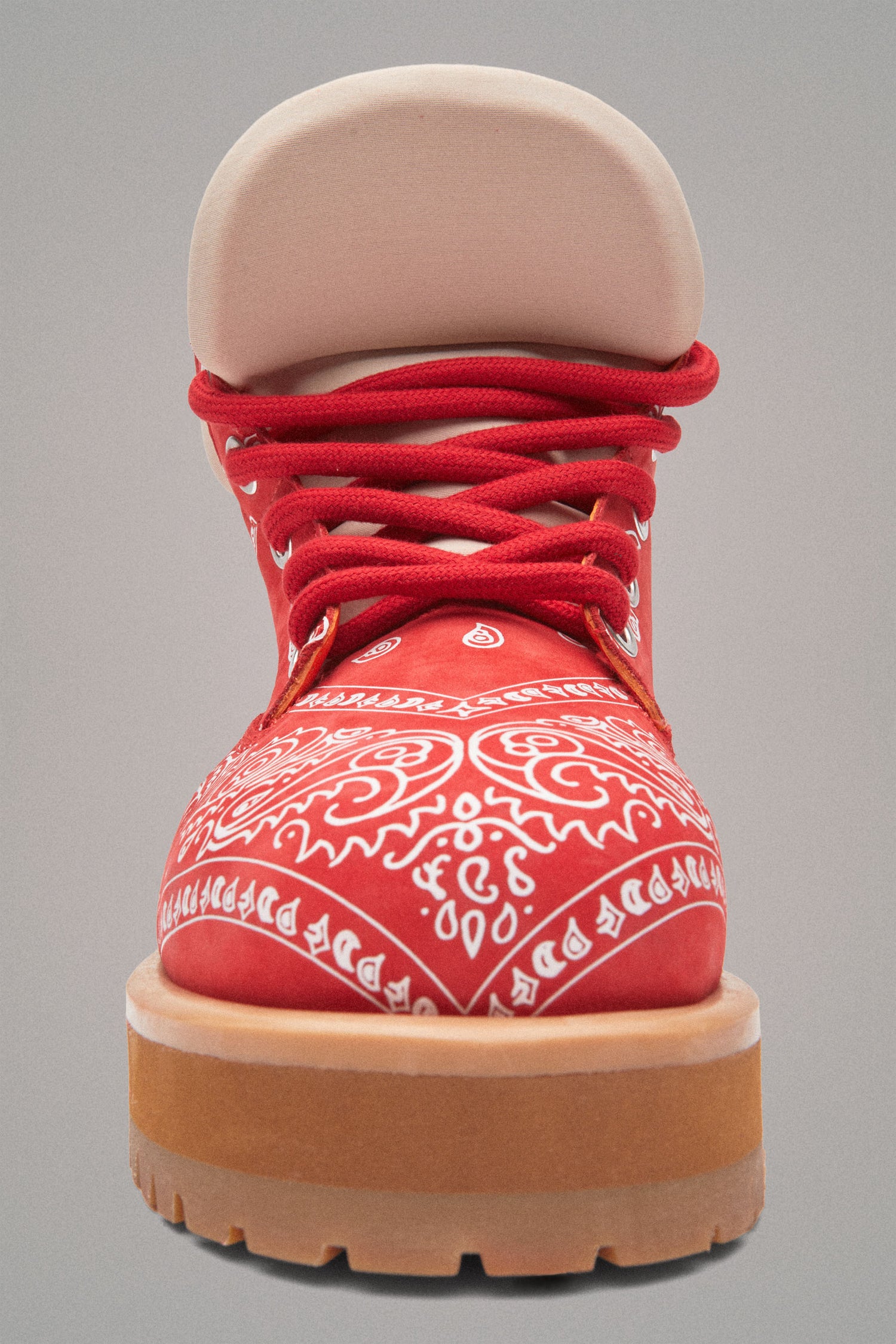 STRADA LOW BANDANA BOOTS // RED