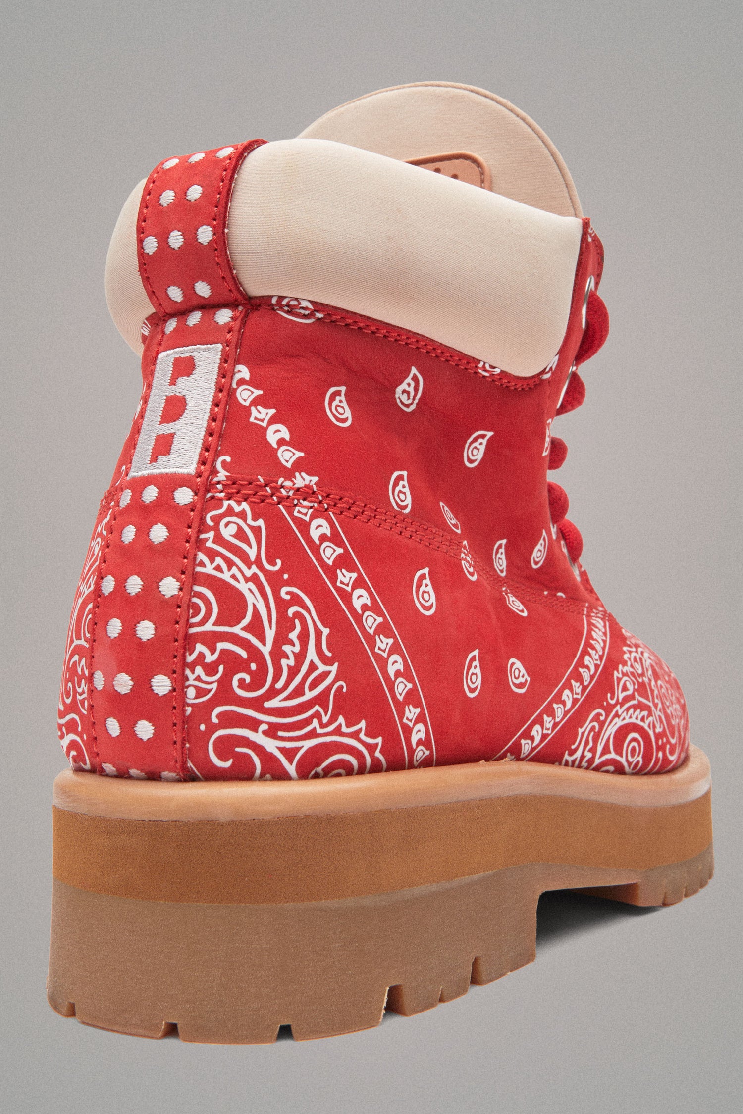 STRADA LOW BANDANA BOOTS // RED