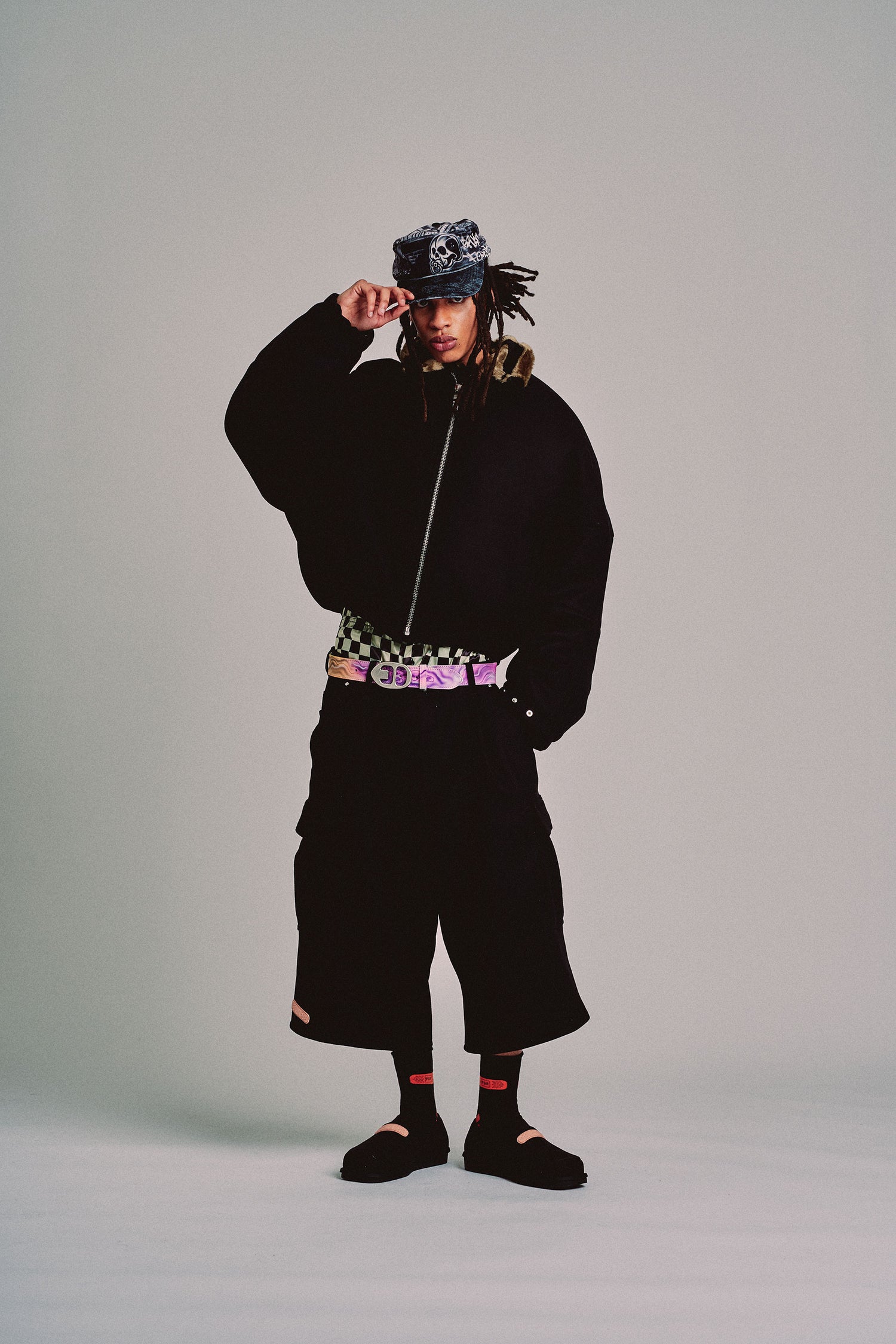 CASA VELVET SLIPPERS // BLACK