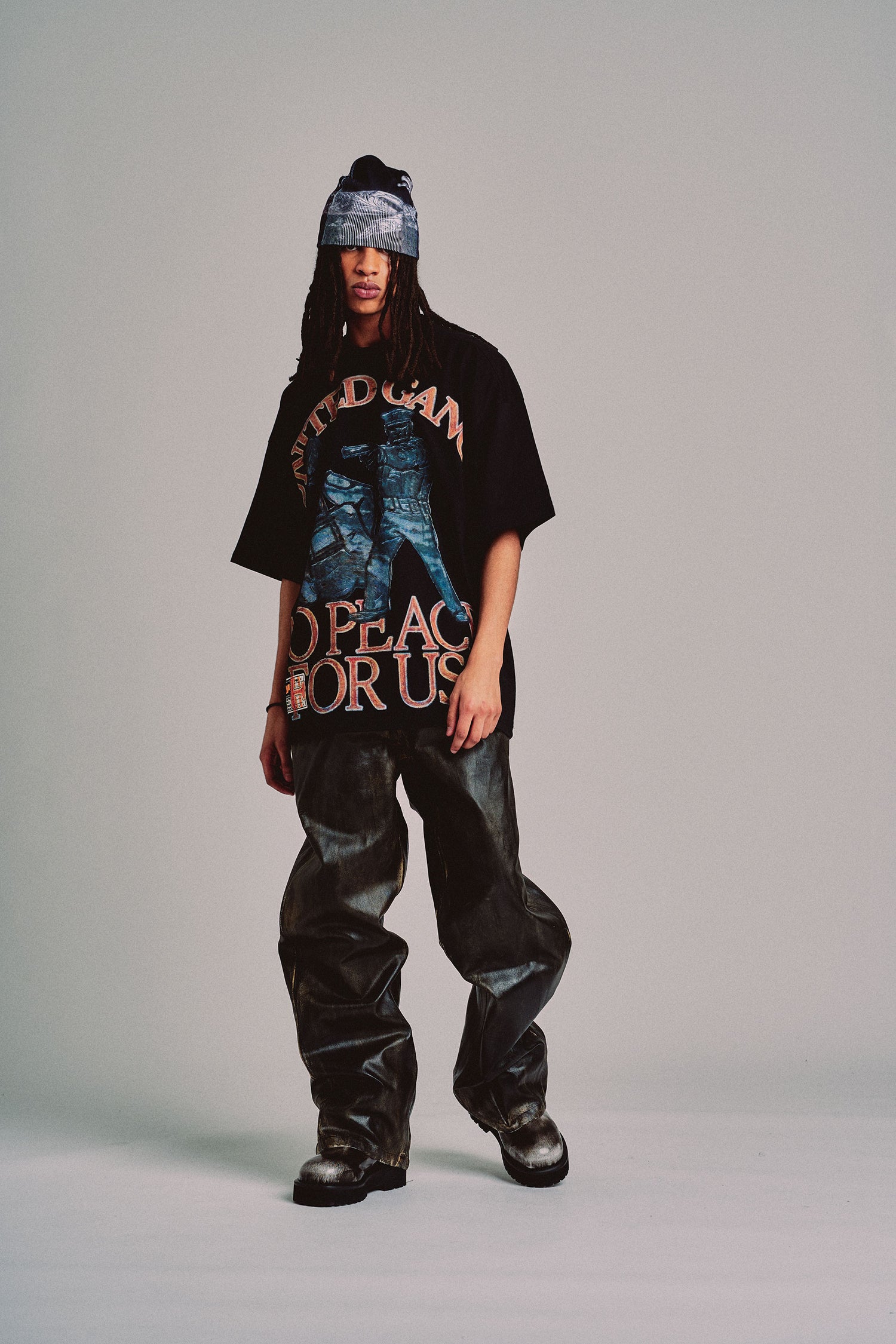 STRADA G BRUSHED BOOTS // BLACK