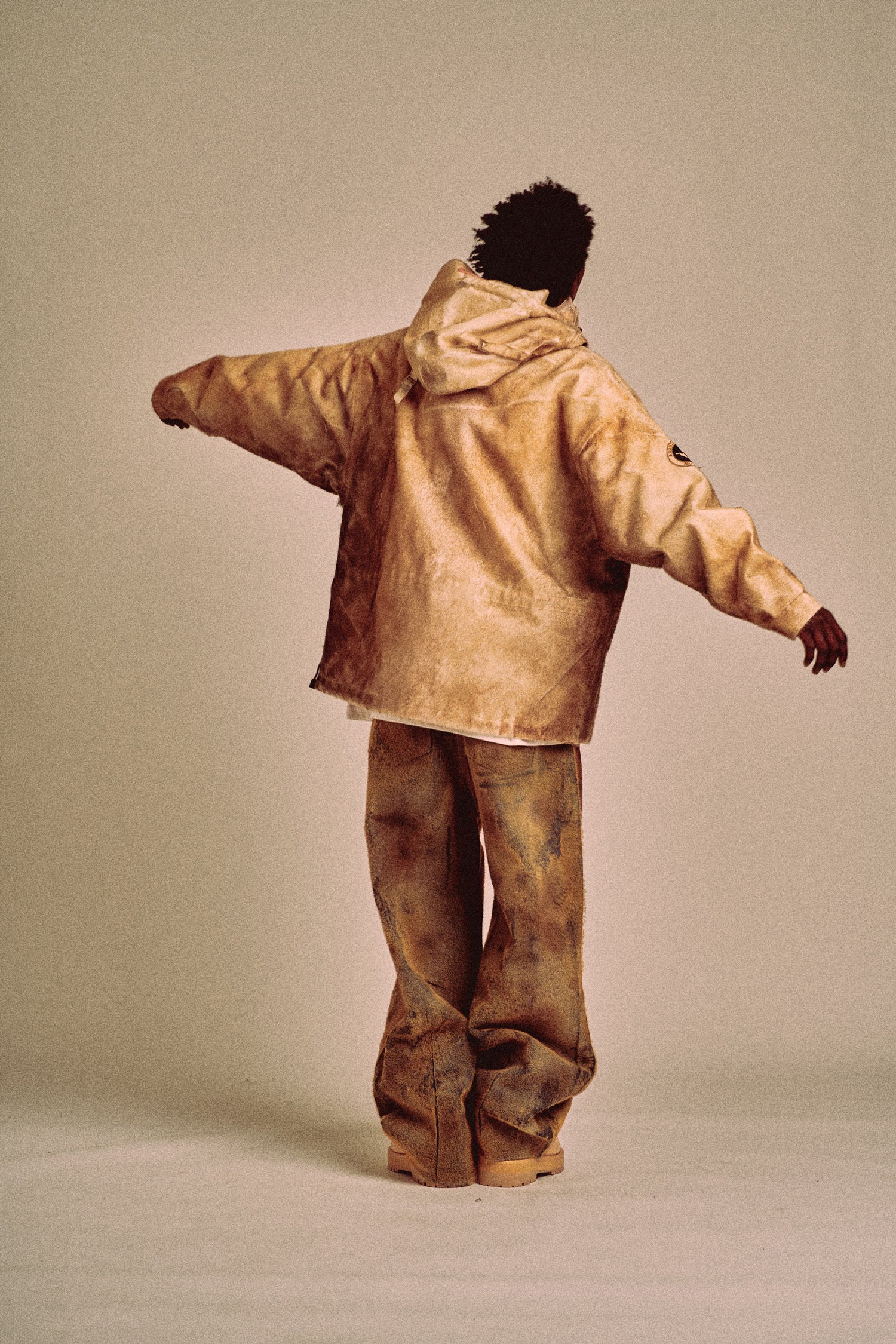 NAPAPIJRI x PDF SKIDOO JACKET // BROWN