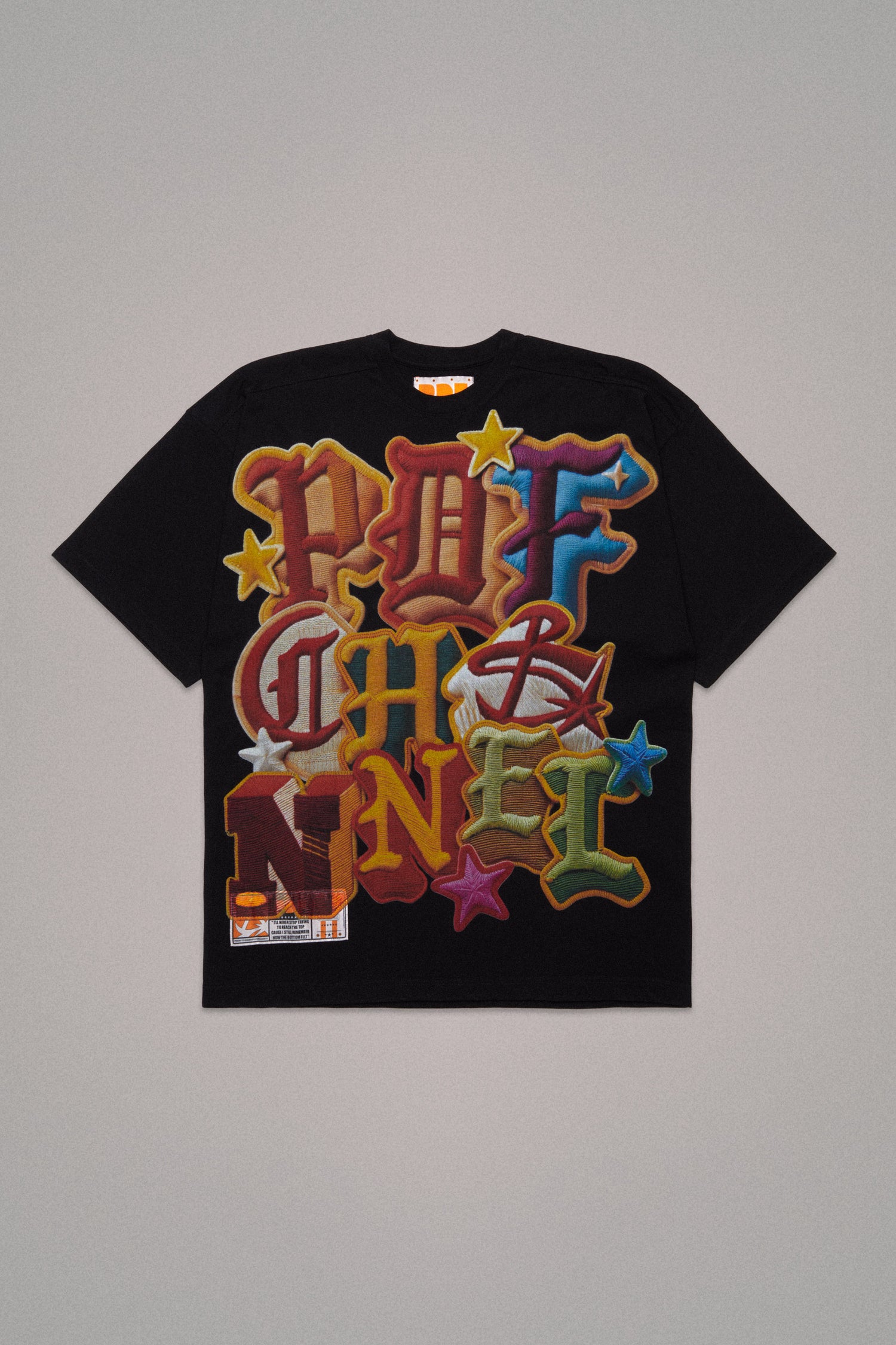 THE BOY PDF COLOR T-SHIRT // BLACK
