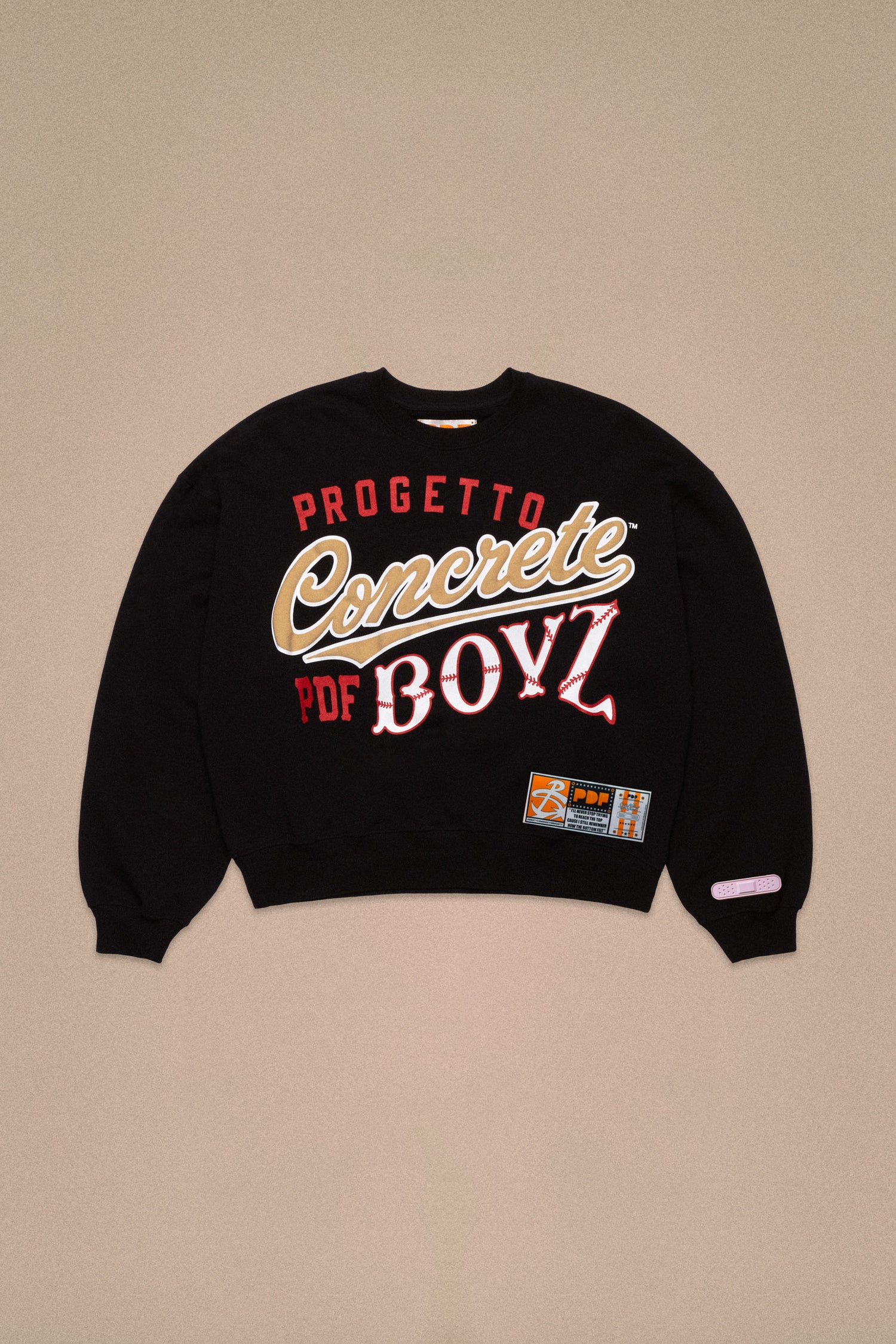PCB CREWNECK // BLACK
