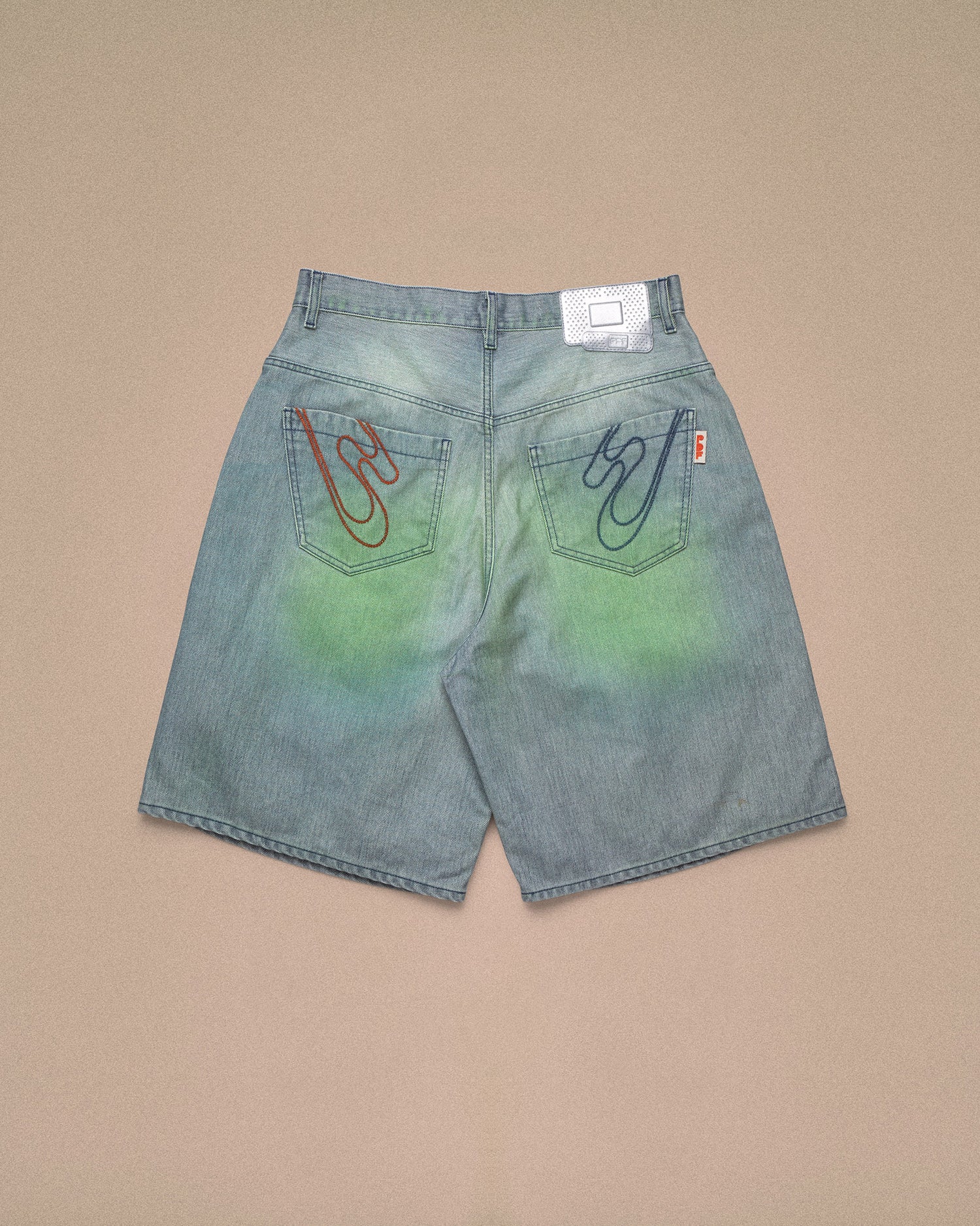 KNEE SHORTS // BLUE GREEN