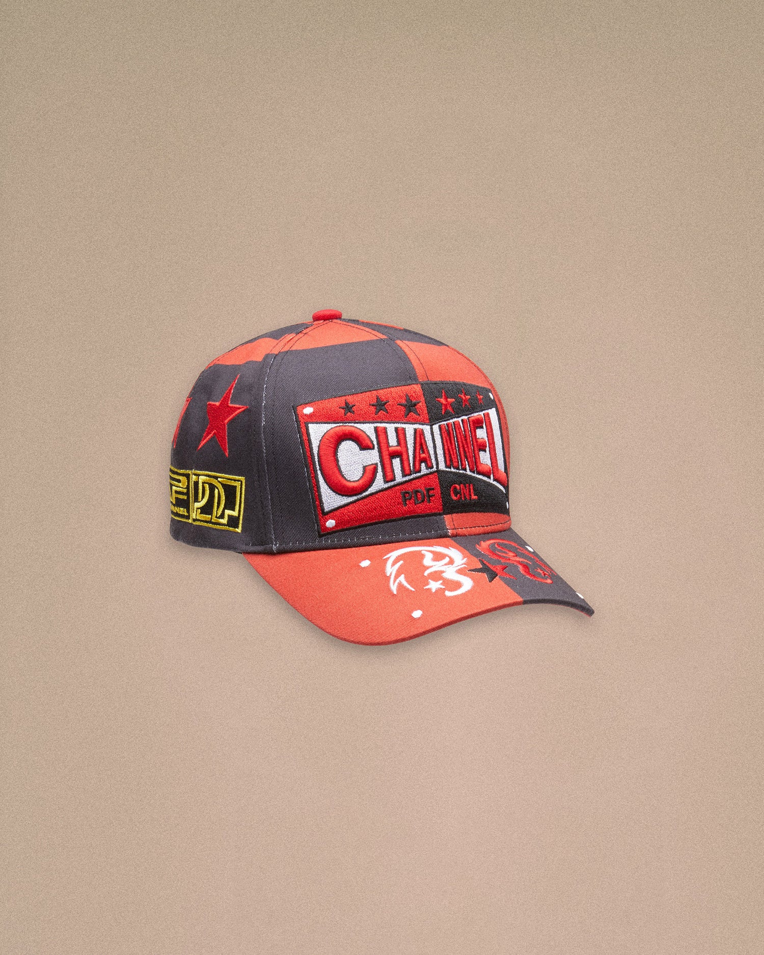 BLACK STAR HAT // MULTI