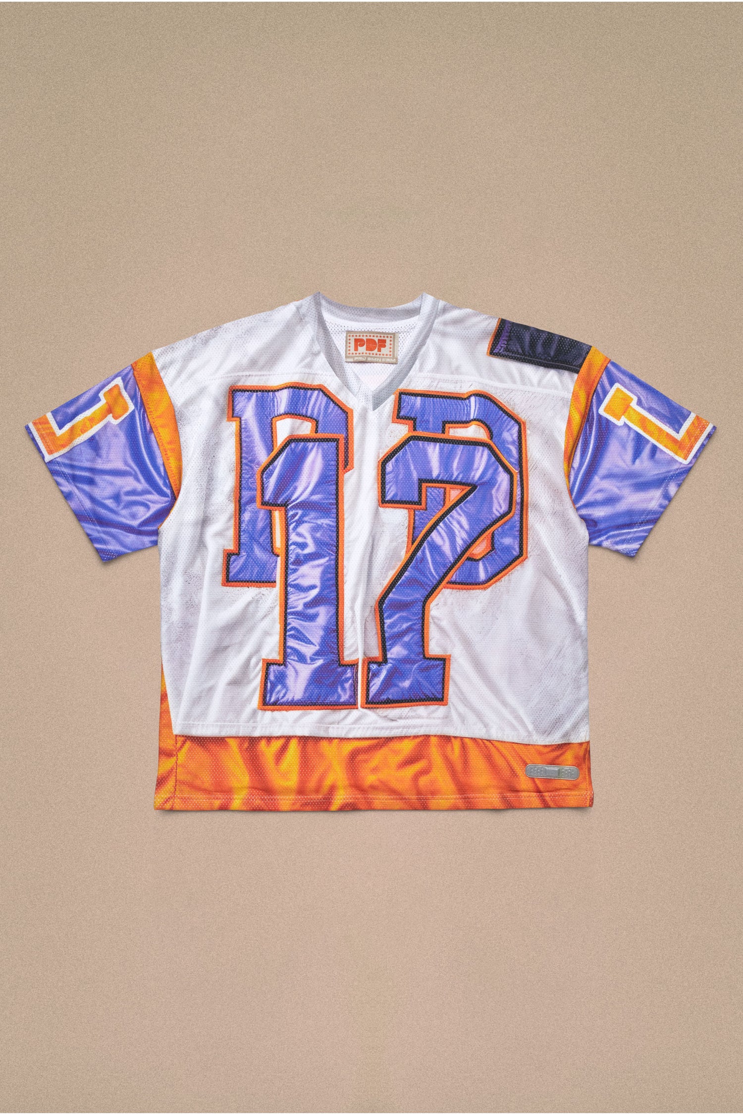 FOOTBALL 17 TEE // ORANGE PRINT