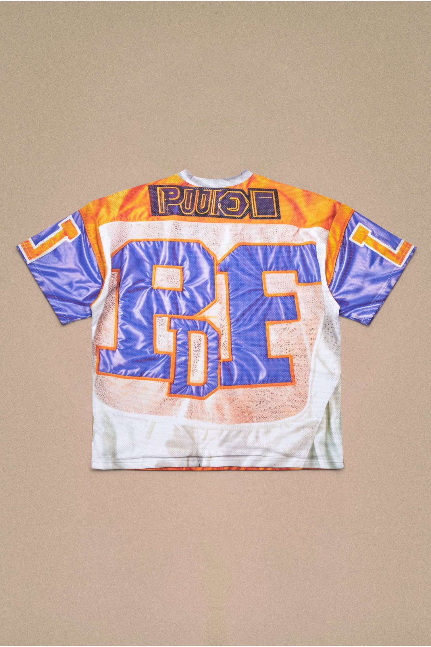 FOOTBALL 17 TEE // ORANGE PRINT