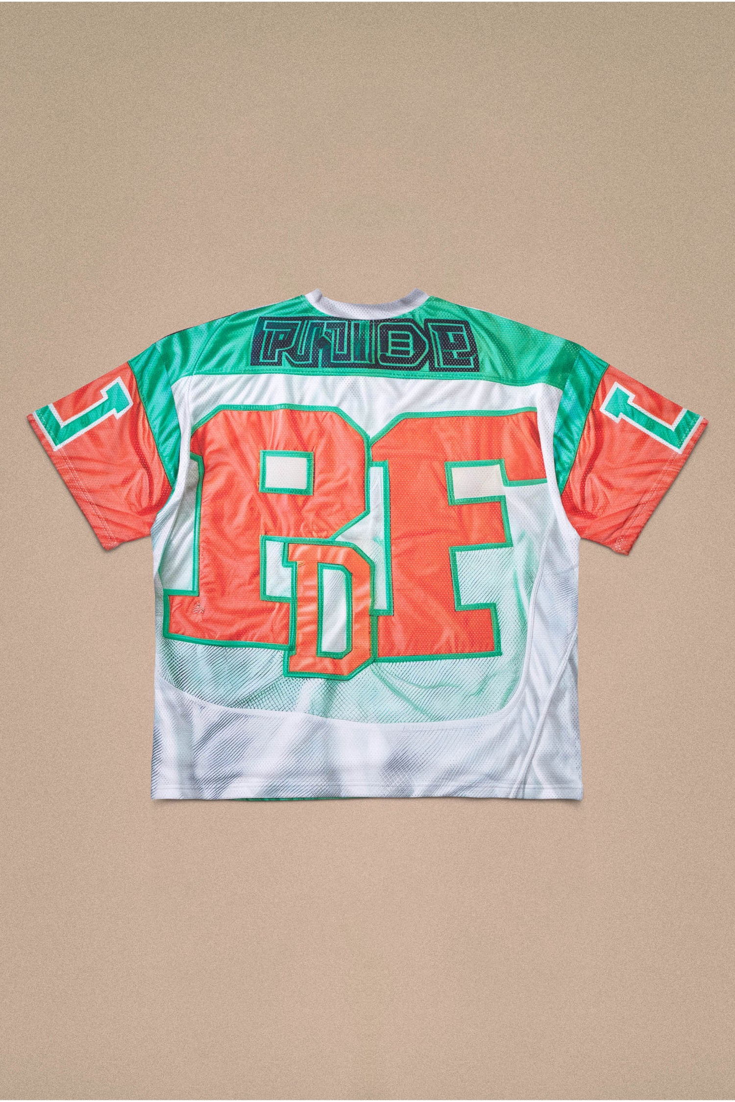 FOOTBALL 17 TEE // GREEN PRINT