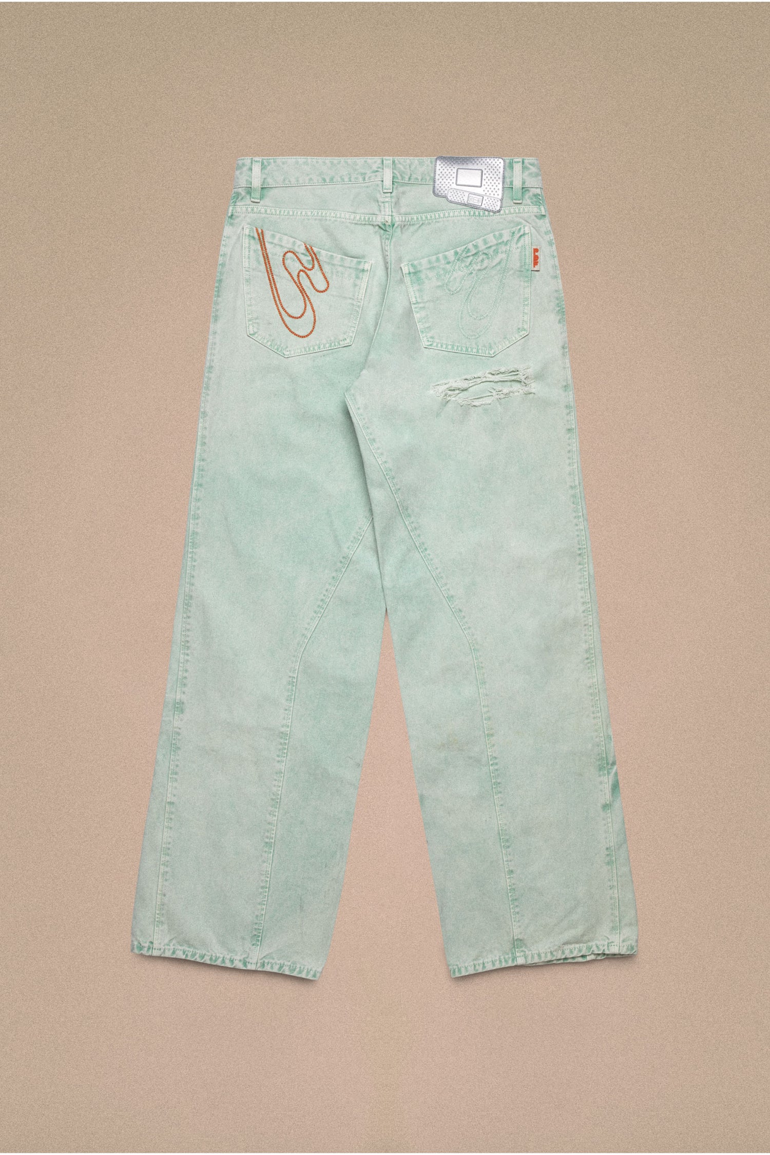 RICH KID PANTS // VERDE ACQUA