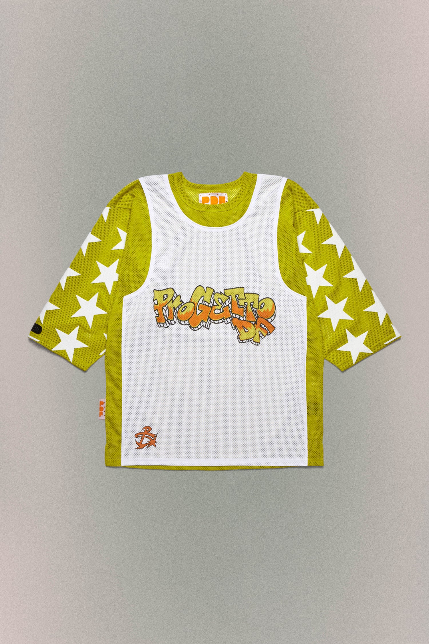 T-SHIRT 2 A // YELLOW WHITE