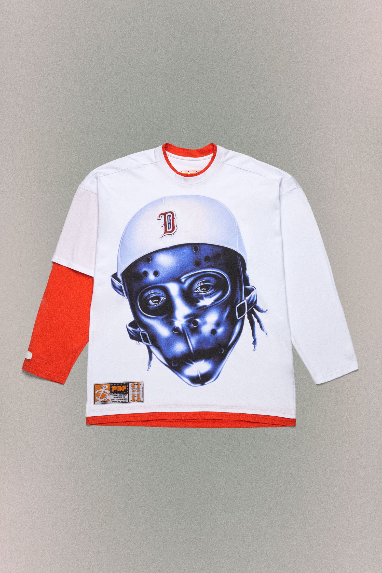 NO NAME B // ORANGE WHITE