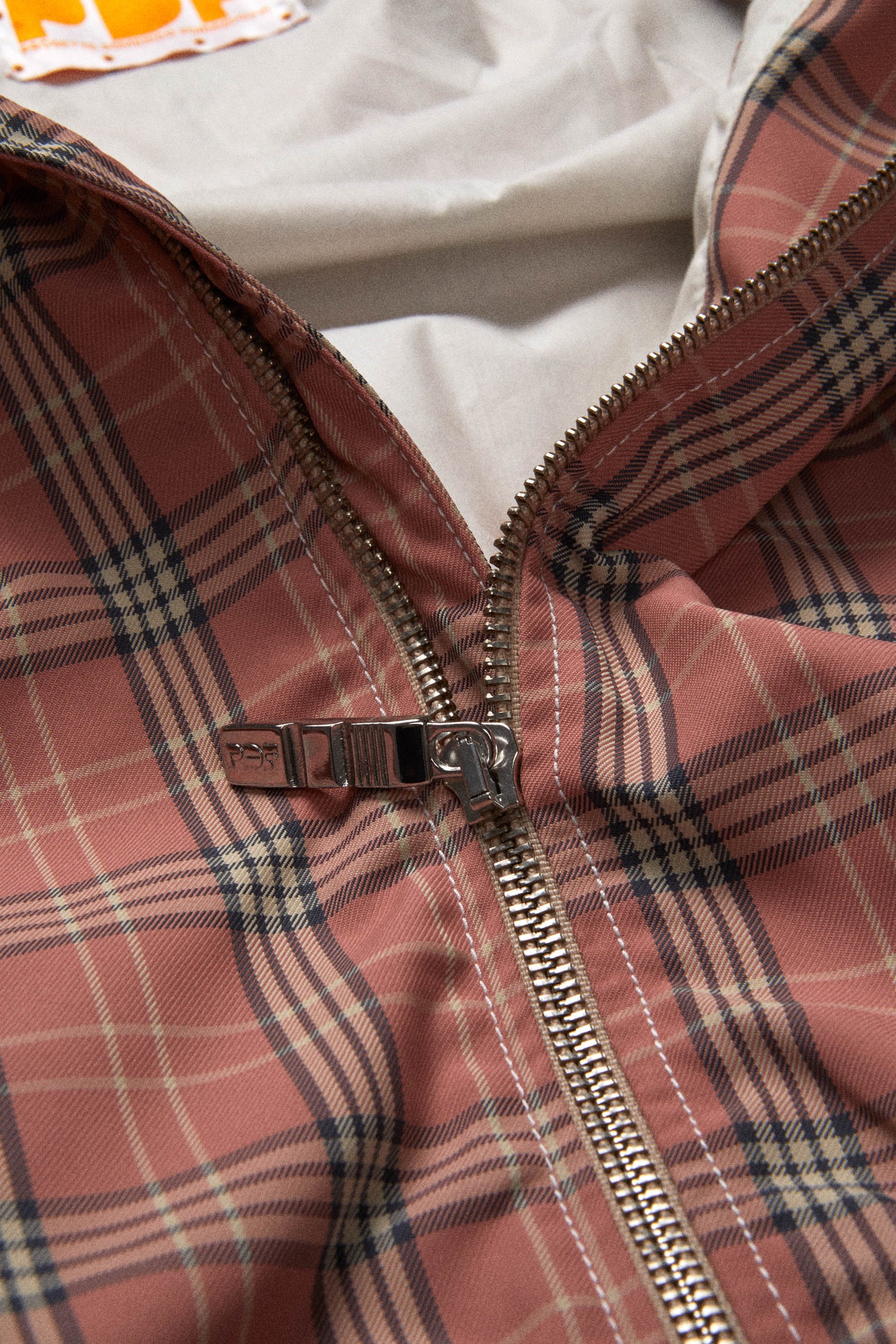 PIUMA HOODIE JACKET // PINK CHECK
