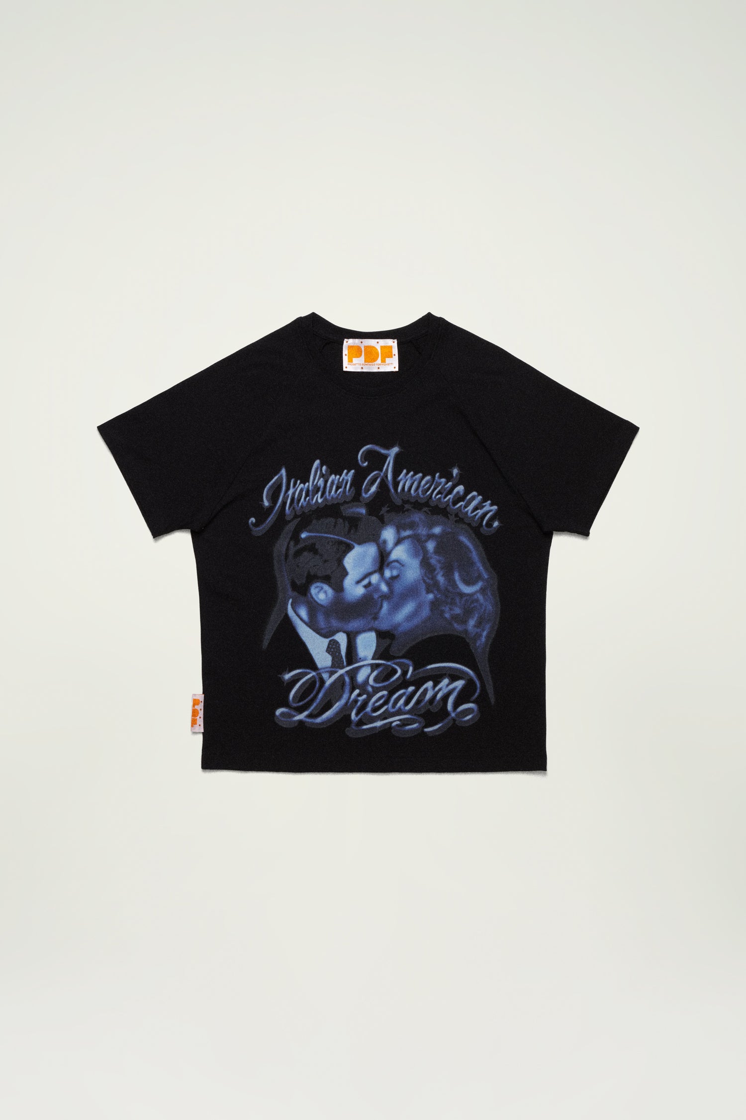 THE NEW SKINNI BARTI ITALIAN AMERICAN T-SHIRT // BLACK