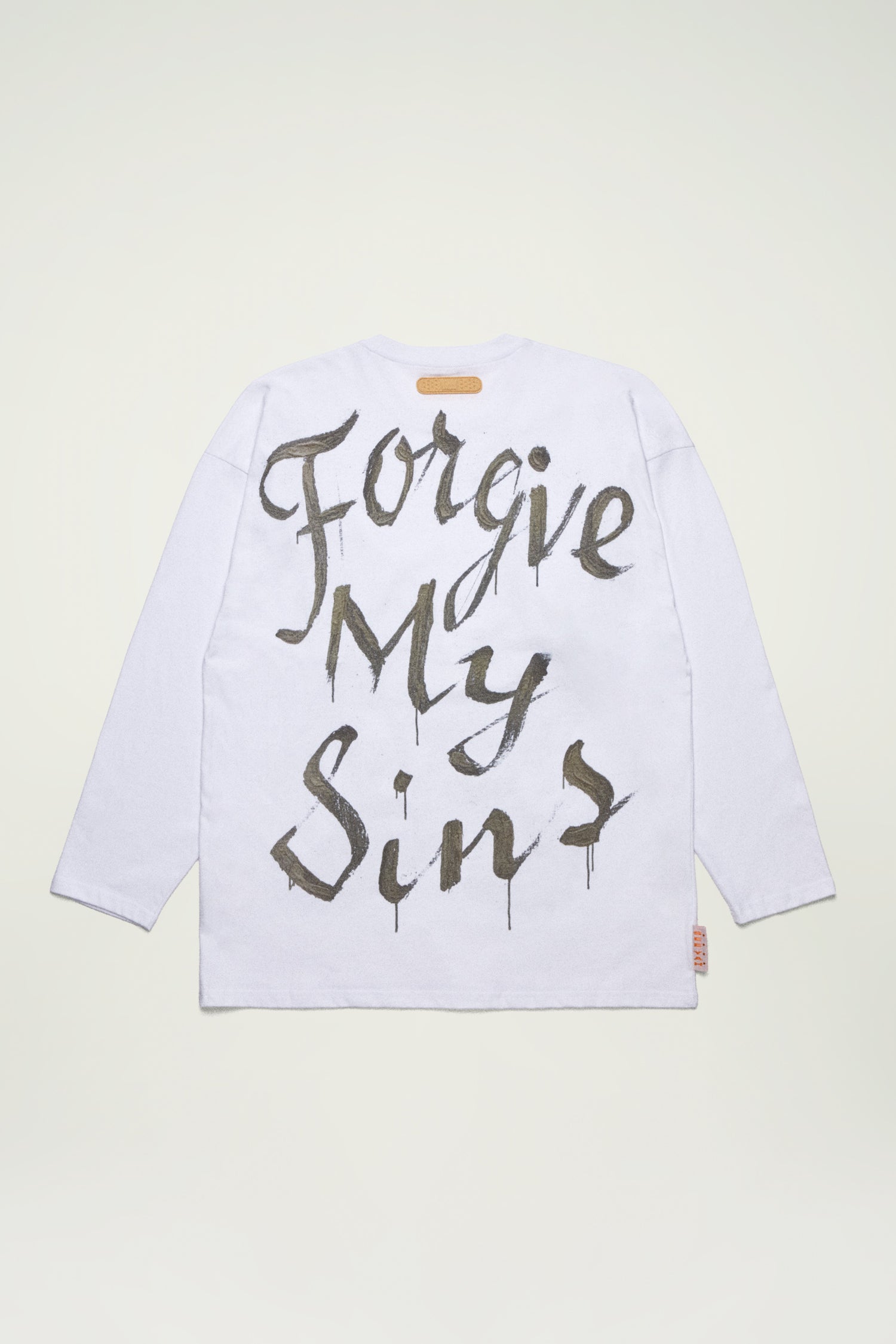 ML LONG SLEEVE FORGIVE MY SINS // WHITE