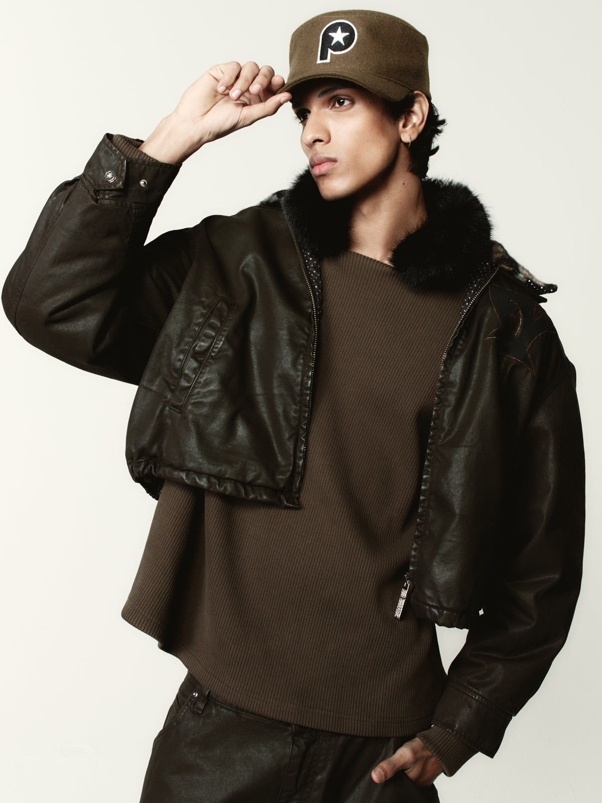 LAVORO JACKET // BROWN