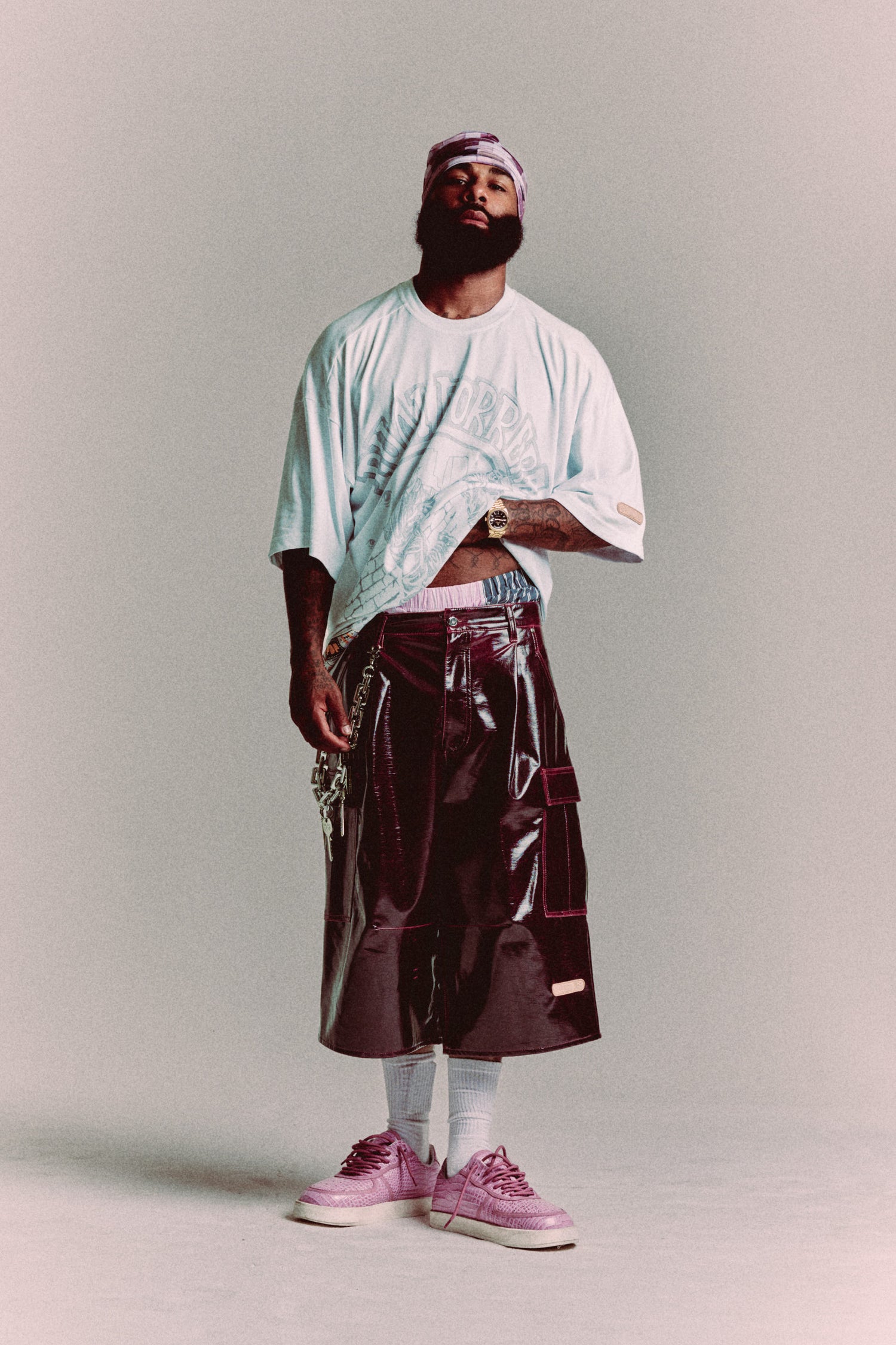 SLOUCH PANT // BORDEAUX