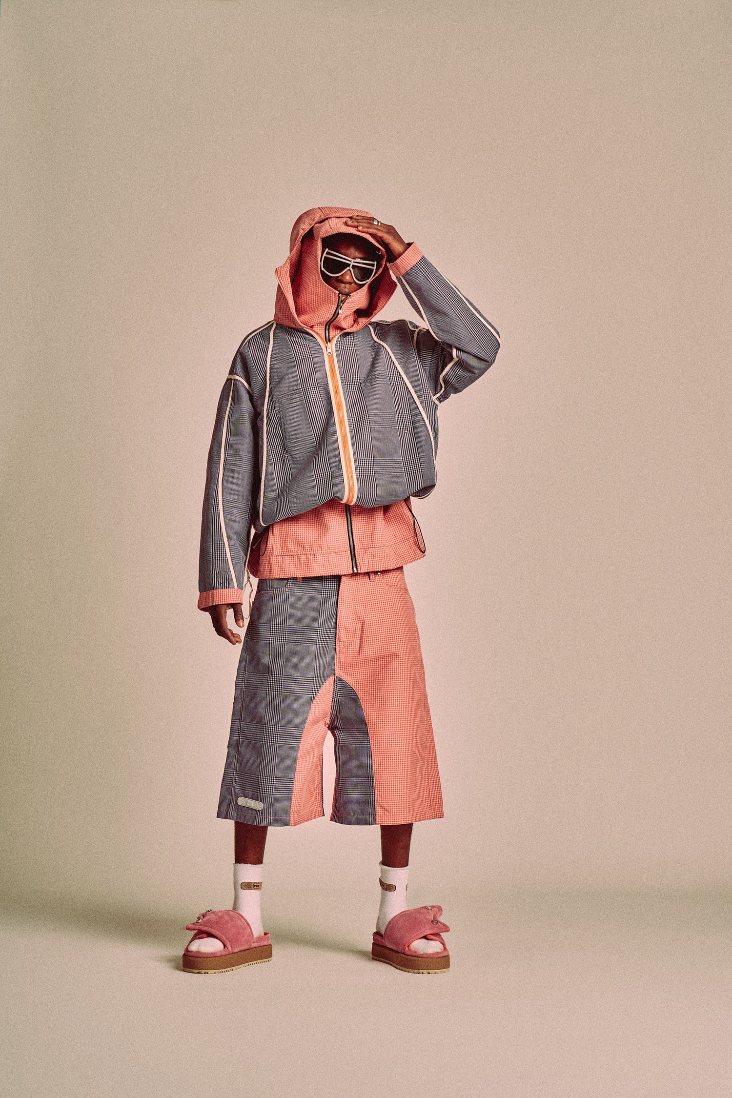 LOW RIDE SHORTS // BLUE PINK