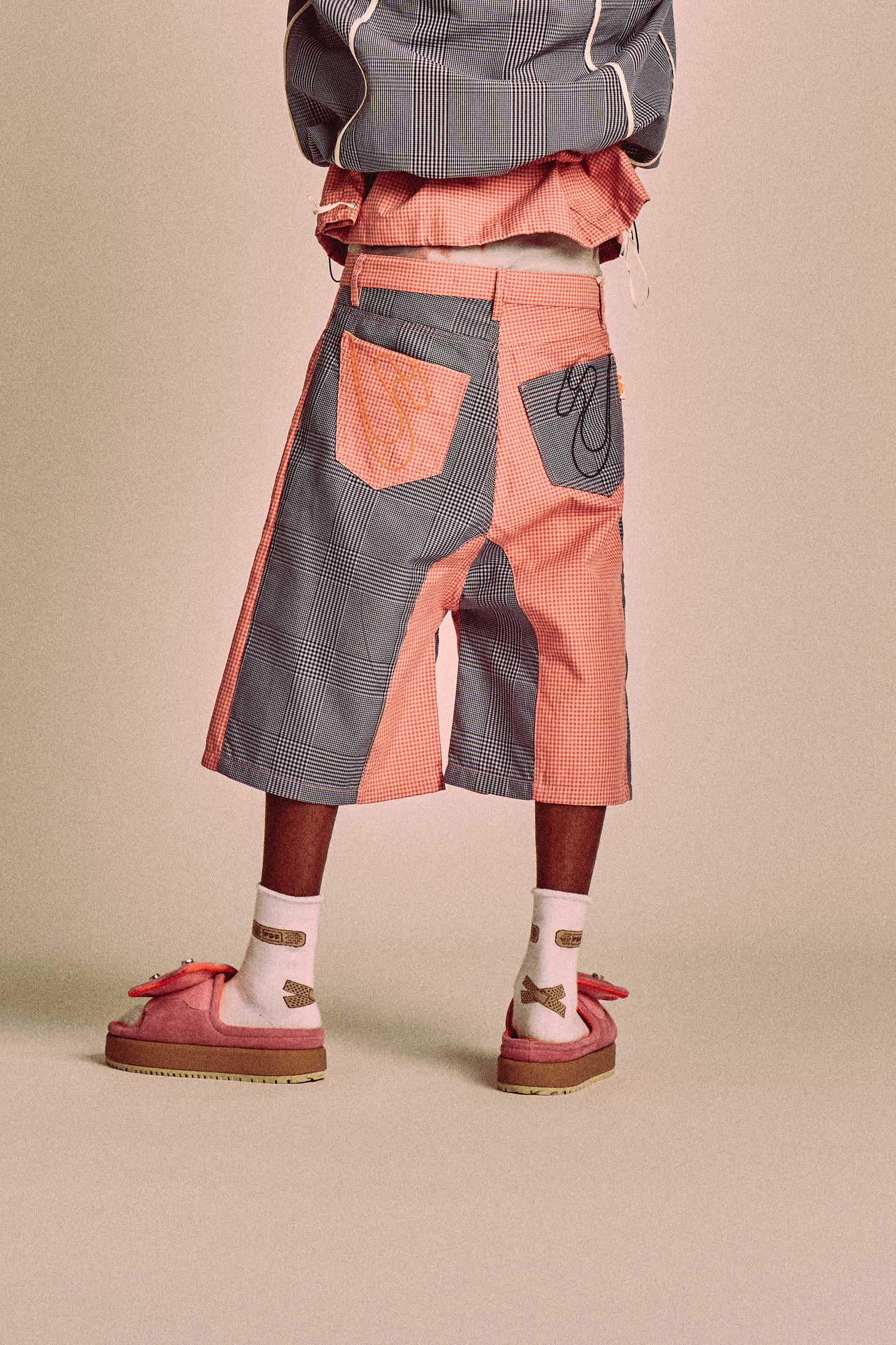 LOW RIDE SHORTS // BLUE PINK