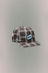 BASEBALL CAP CHECK // BLACK