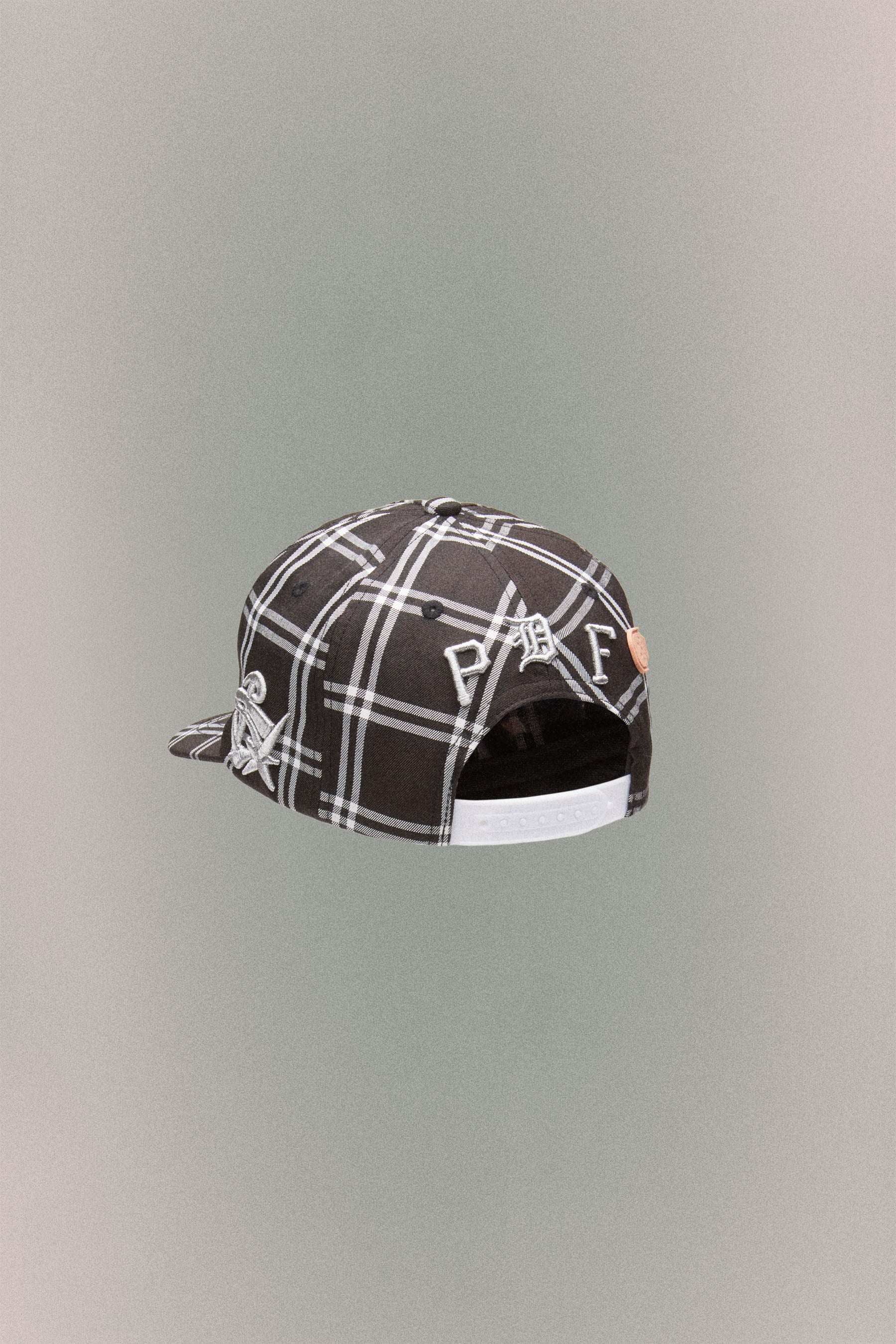 BASEBALL CAP CHECK // BLACK – PDF CHANNEL