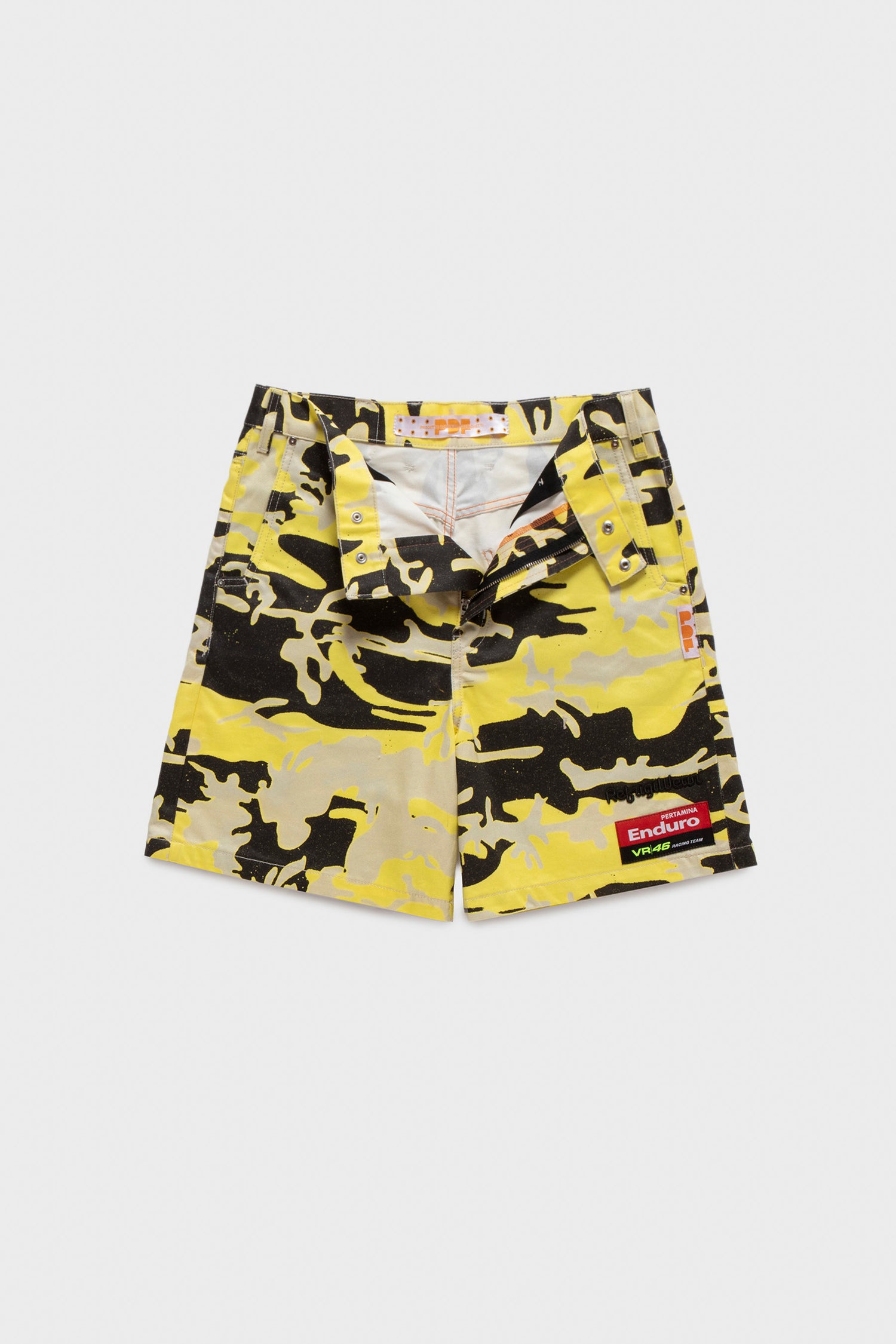 LOW RIDE SHORT // YELLOW & BLACK