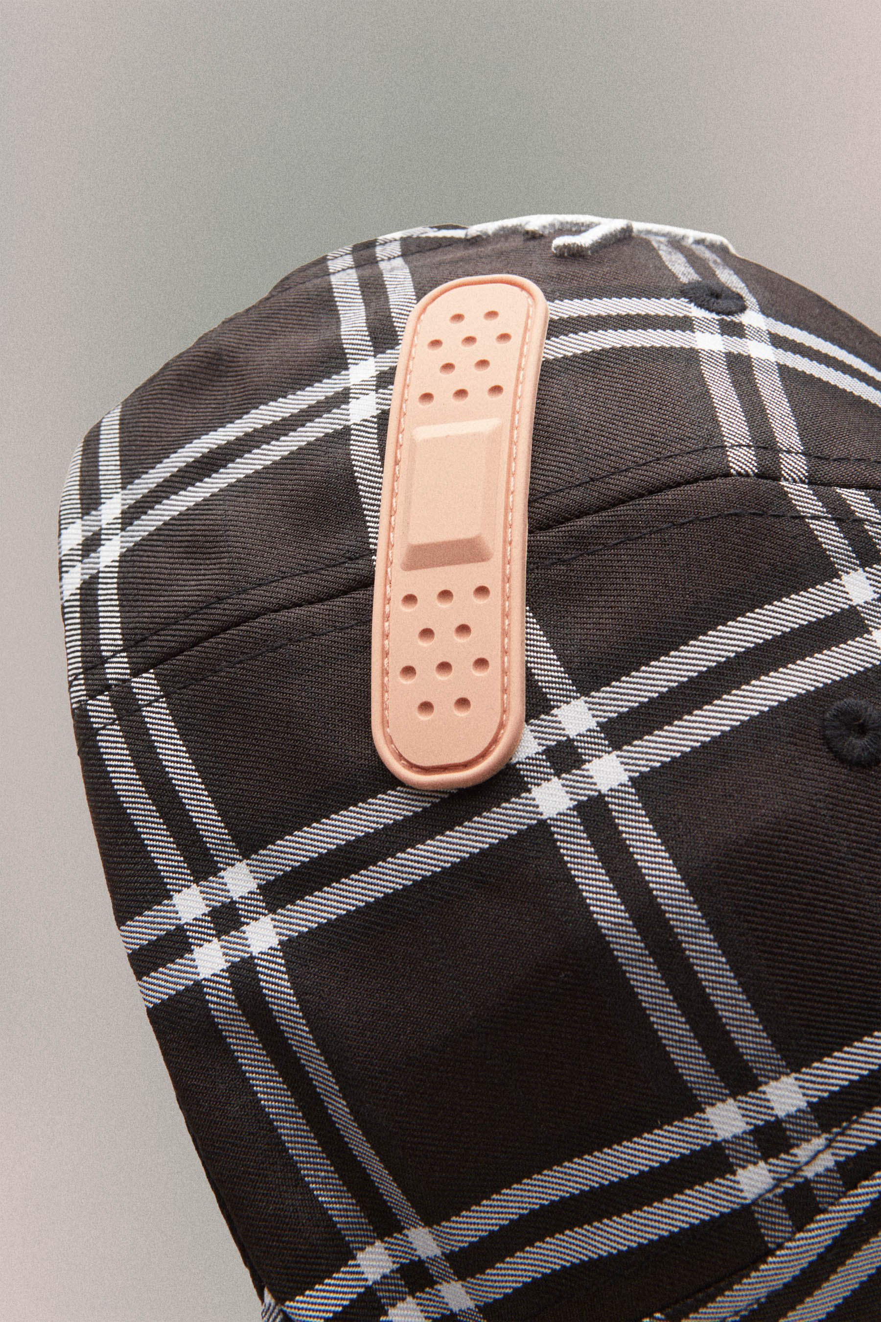 BASEBALL CAP CHECK // BLACK – PDF CHANNEL