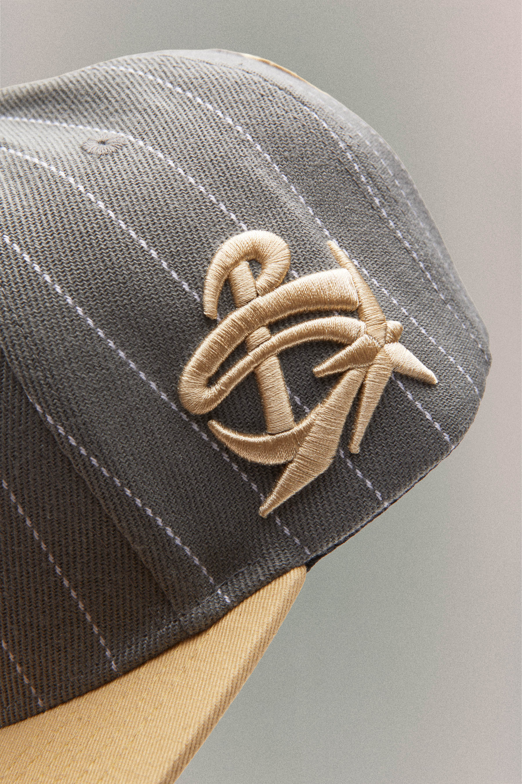 PDF channel キャップ PINSTRIPE BASEBALL HAT // GREY – PDF CHANNEL