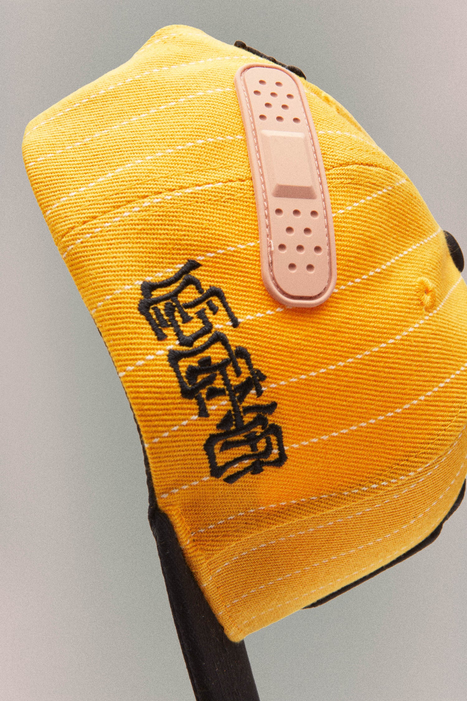 PINSTRIPE BASEBALL HAT // YELLOW