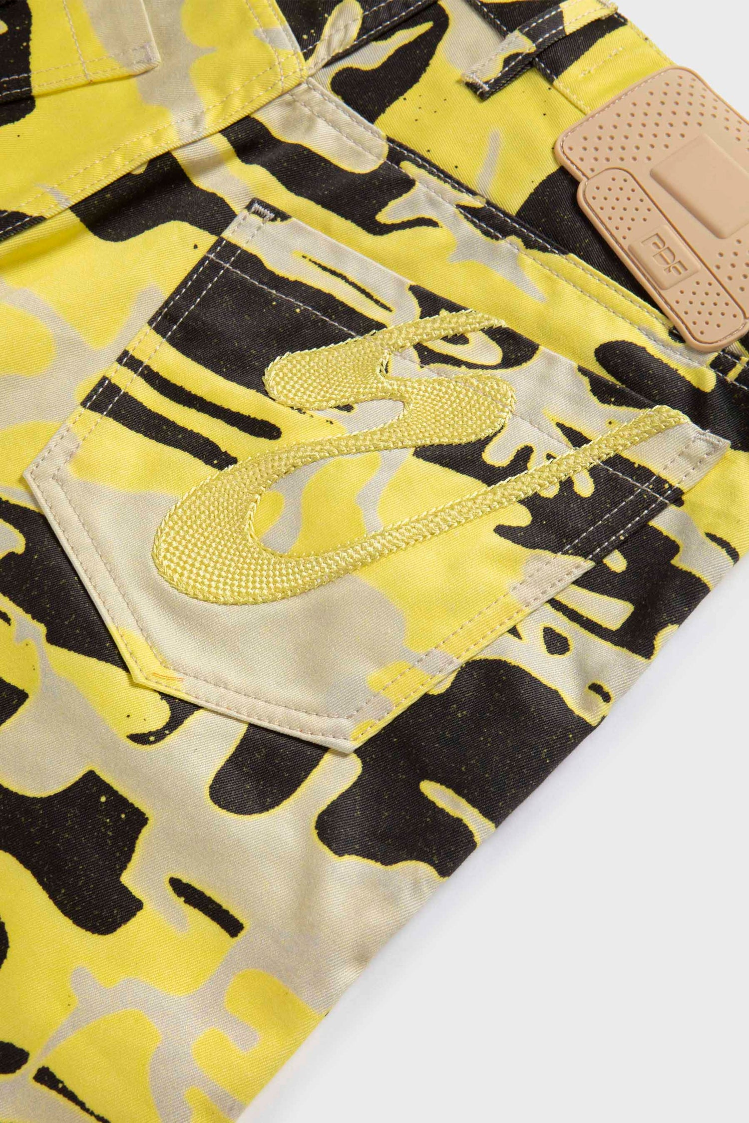 LOW RIDE SHORT // YELLOW & BLACK