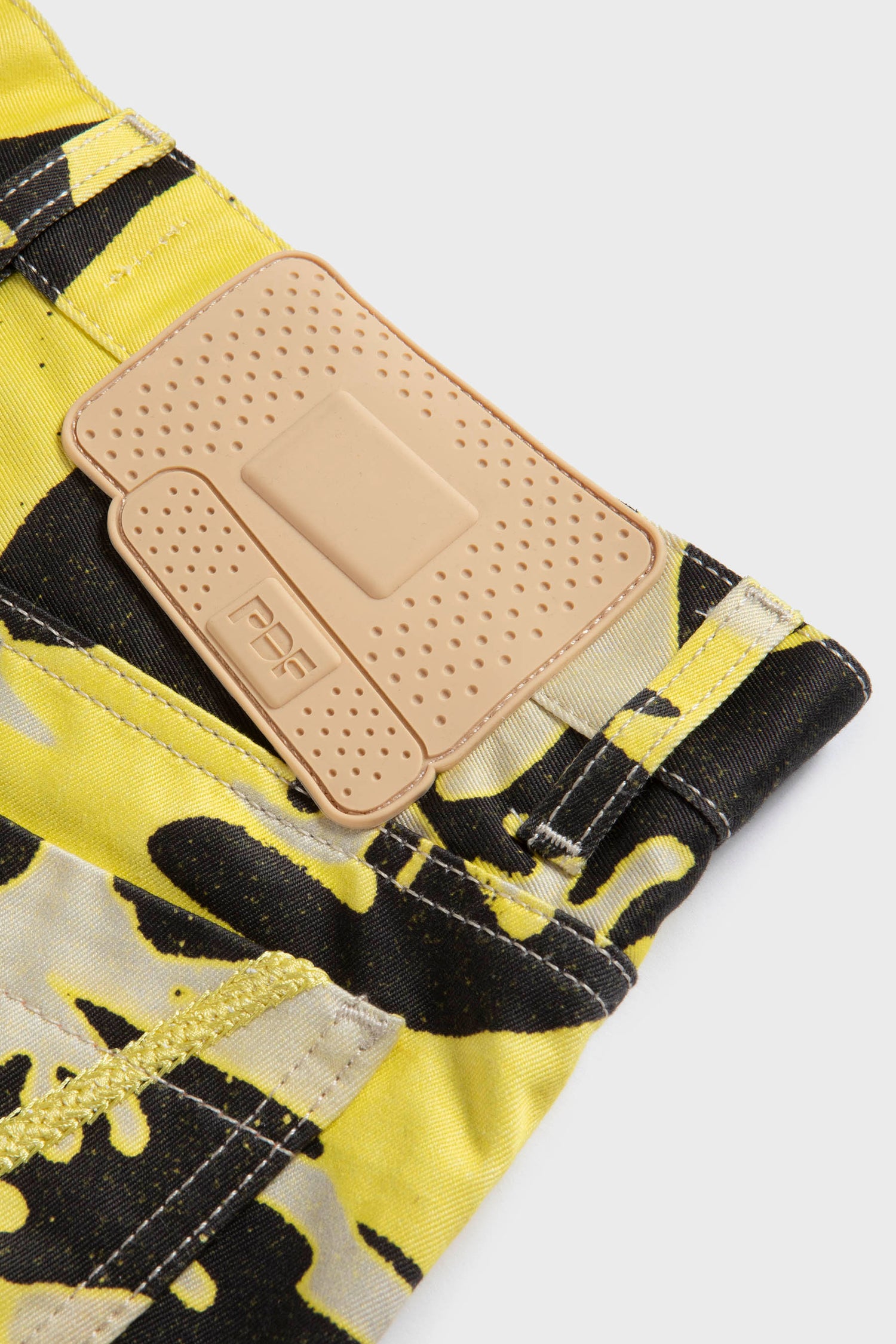LOW RIDE SHORT // YELLOW & BLACK