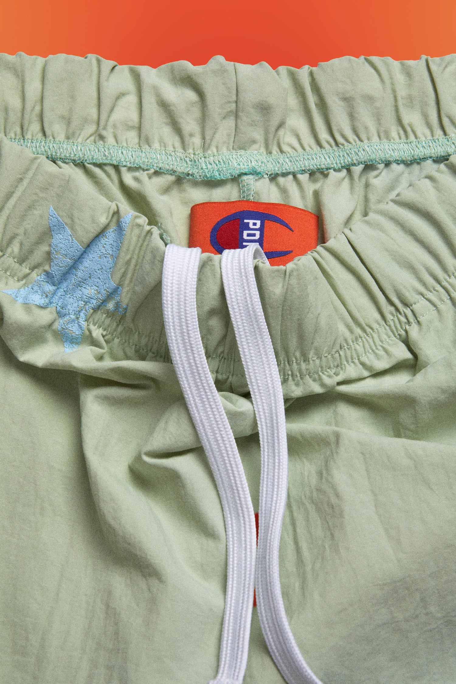 STELLA TRACK SHORTS // LIGHT GREEN