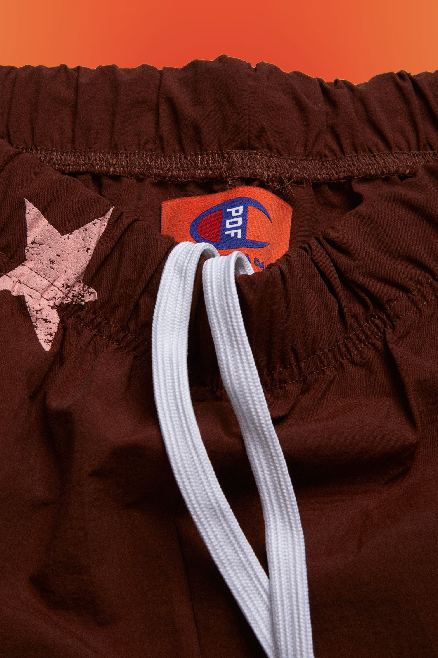 STELLA TRACK SHORTS // BROWN