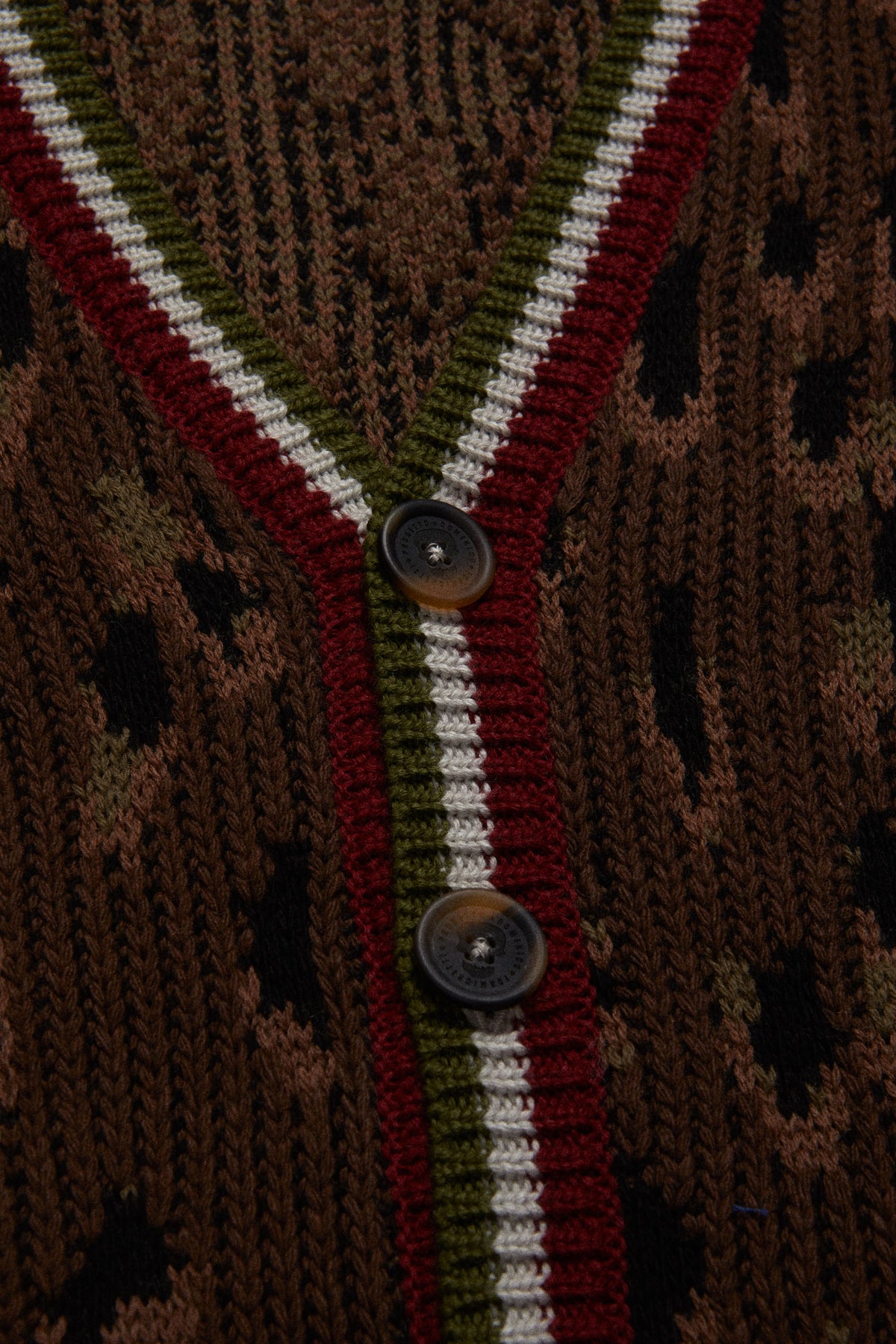 KNIT CARDIGAN // BROWN