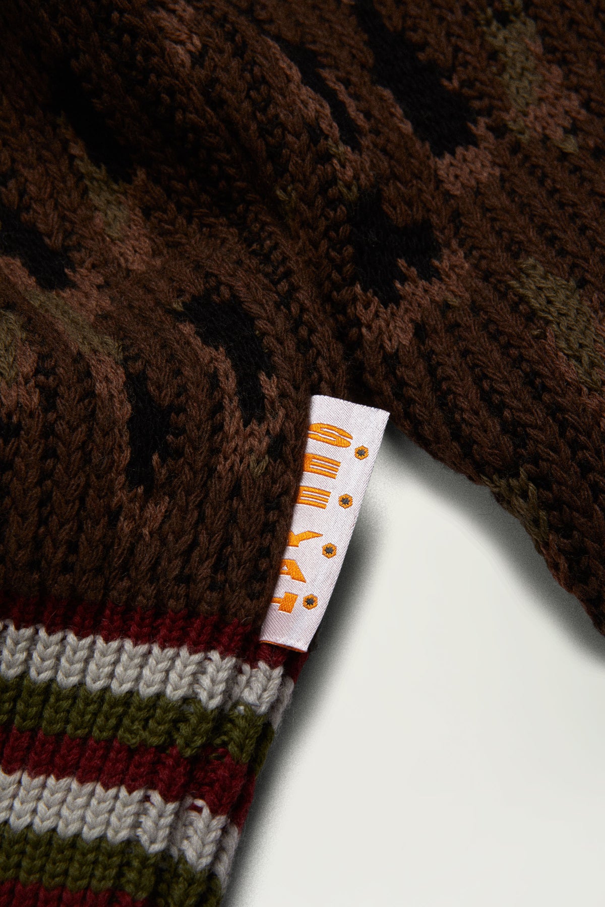 KNIT CARDIGAN // BROWN