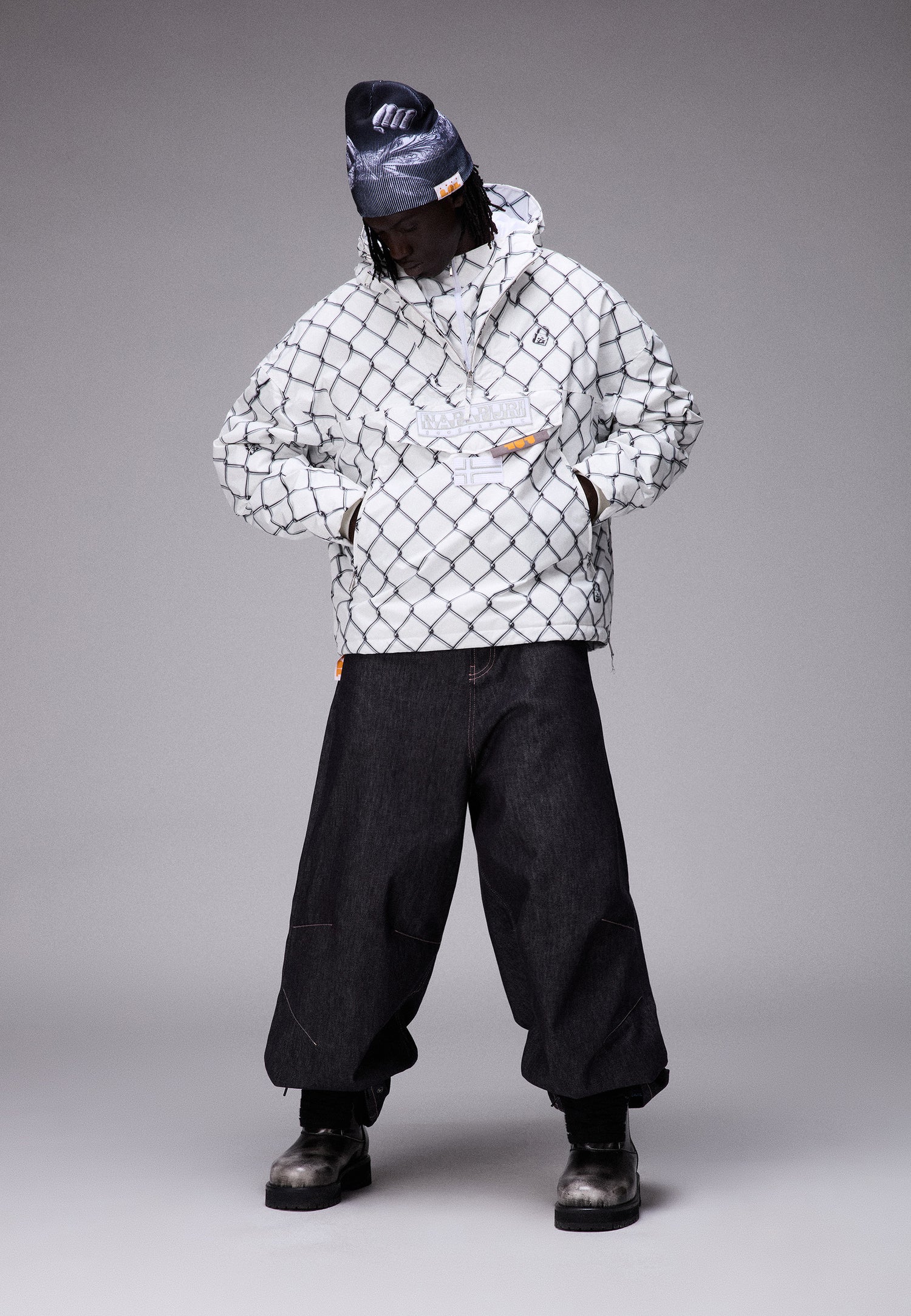 RAINFOREST NEXT PDF ANORAK JACKET // WHITE