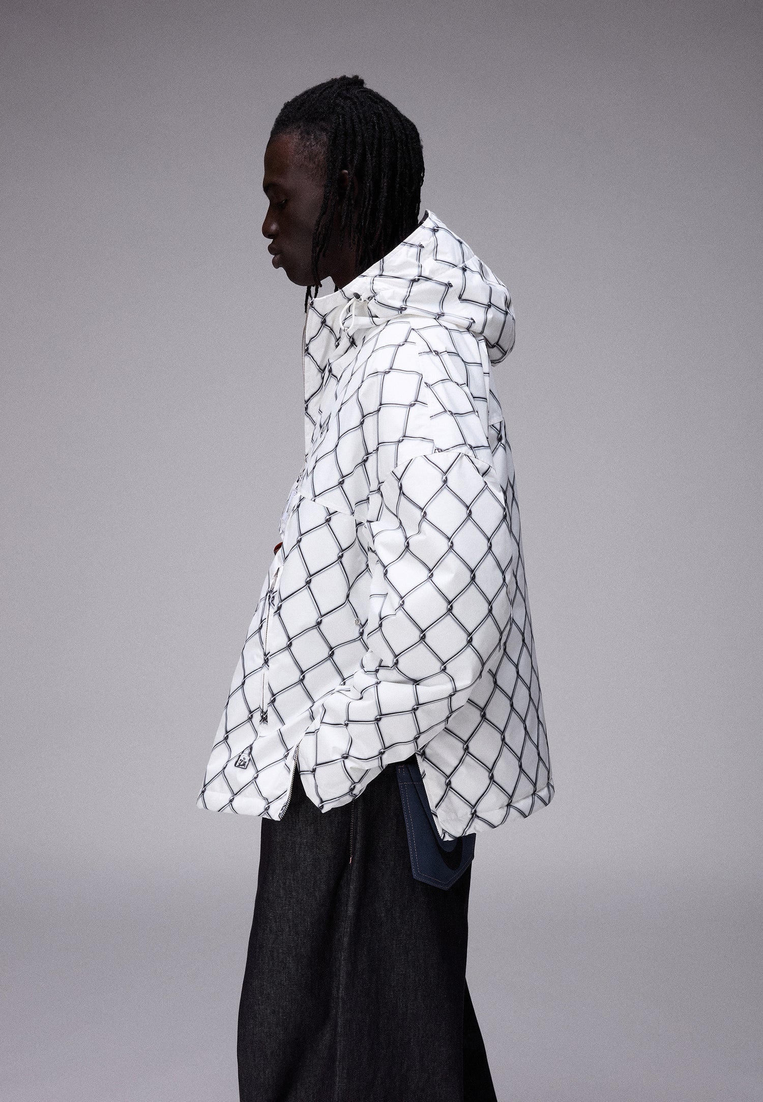 RAINFOREST NEXT PDF ANORAK JACKET // WHITE