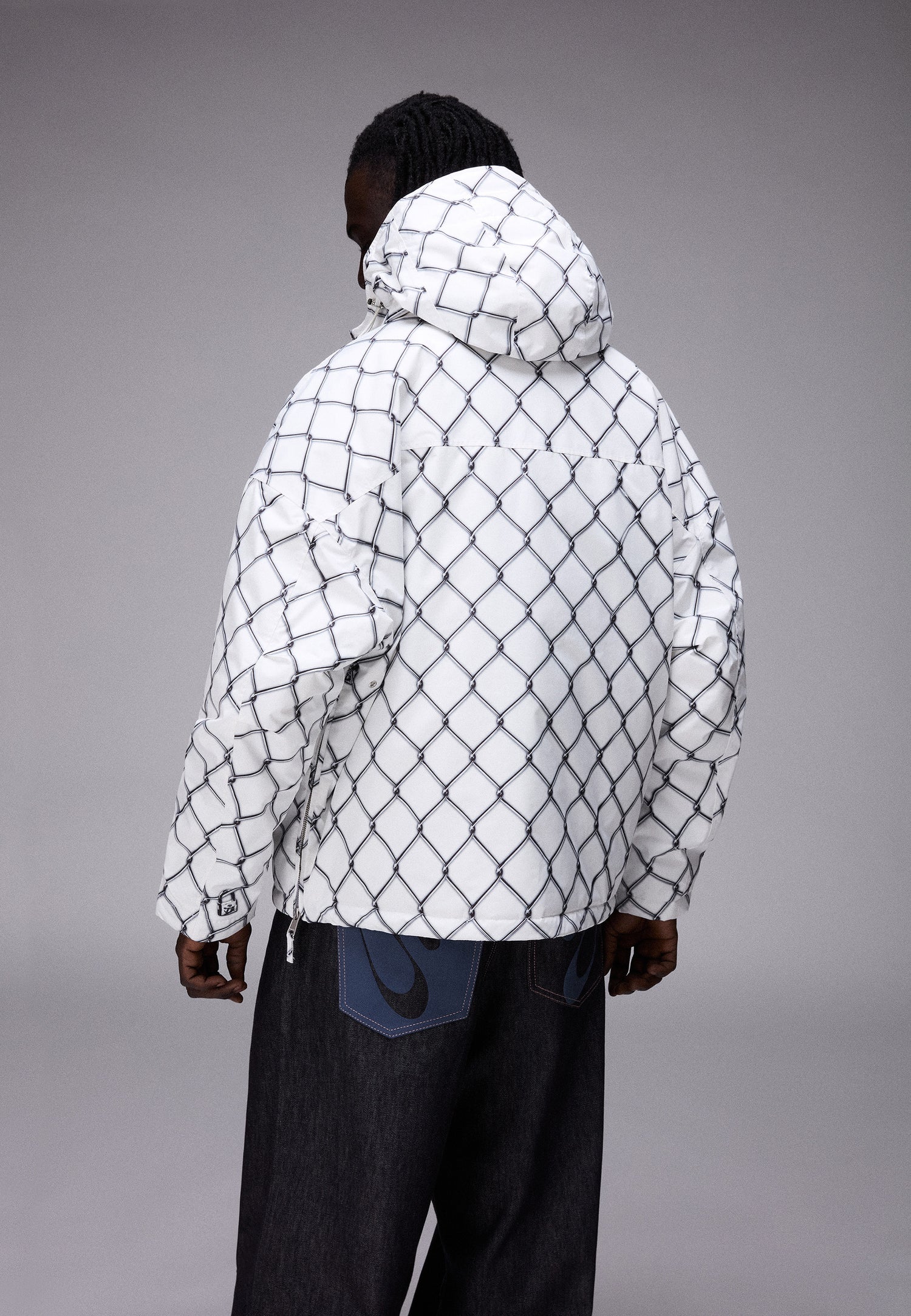 RAINFOREST NEXT PDF ANORAK JACKET // WHITE