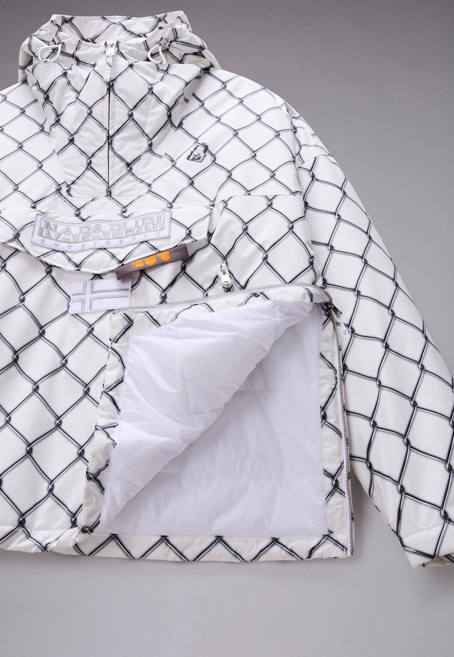 RAINFOREST NEXT PDF ANORAK JACKET // WHITE