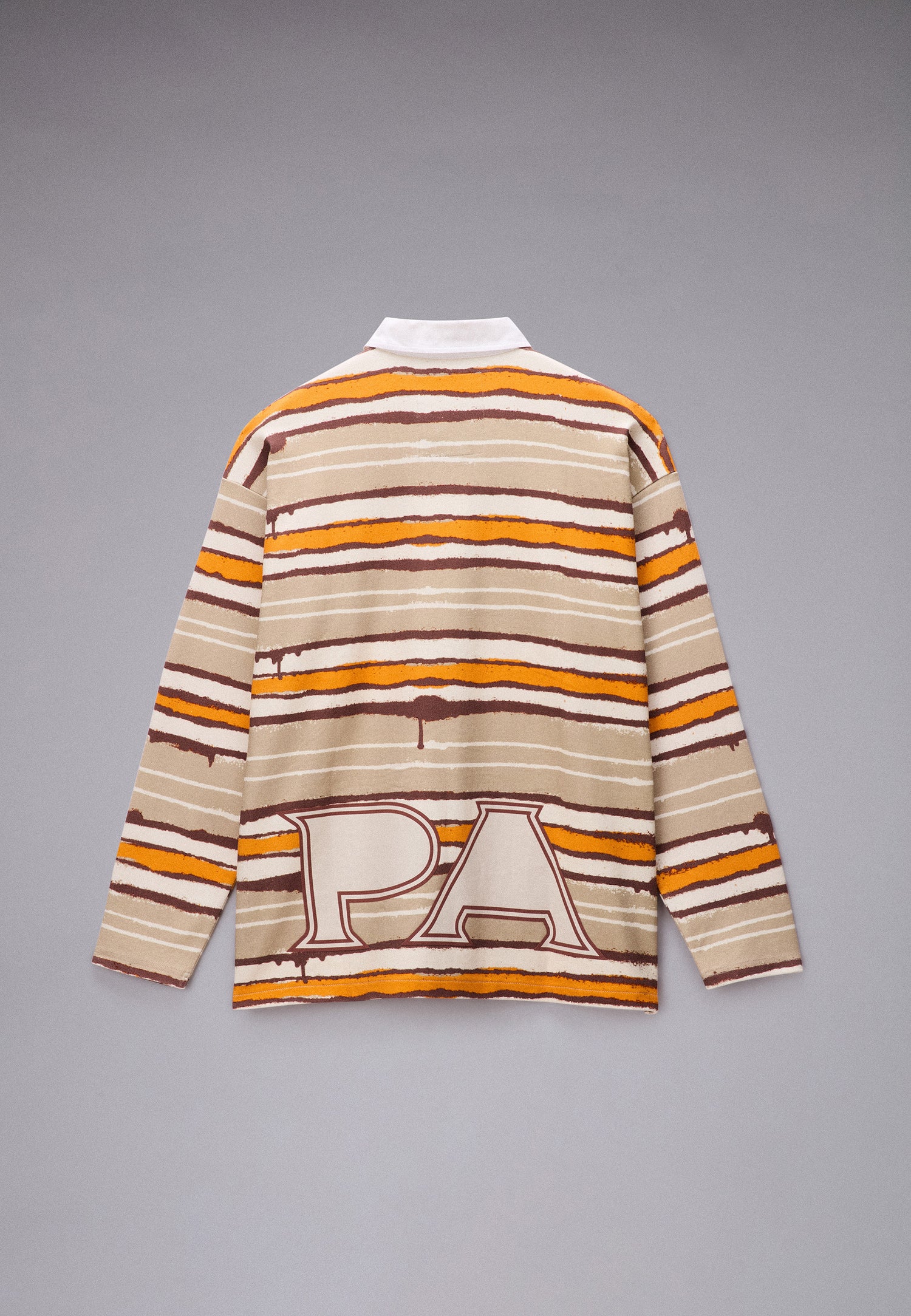 PDF LONG SLEEVE POLO // ORANGE