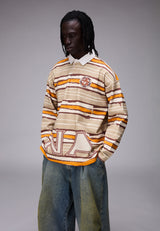 PDF LONG SLEEVE POLO // ORANGE